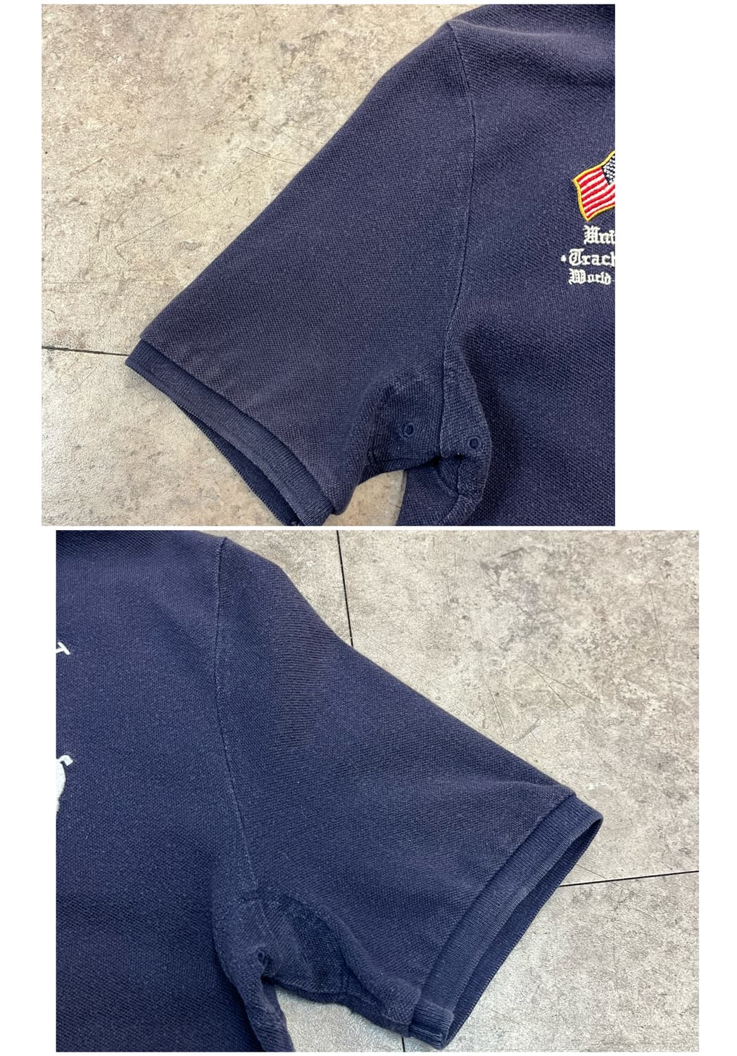 폴로 랄프로렌 빅포니 USA 반팔 카라티 네이비 XL #csz3149 상품이미지7