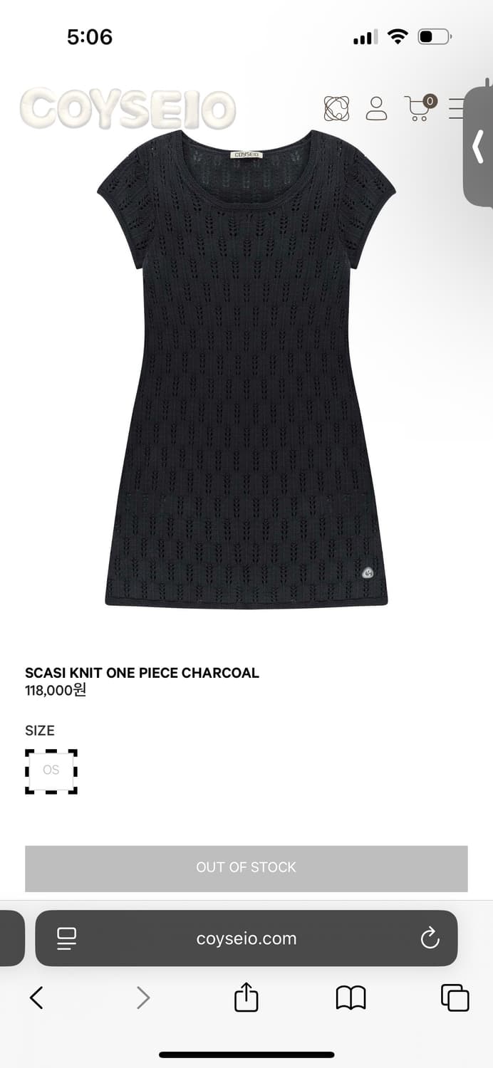 코이세이오 scasi knit one piece  상품이미지1