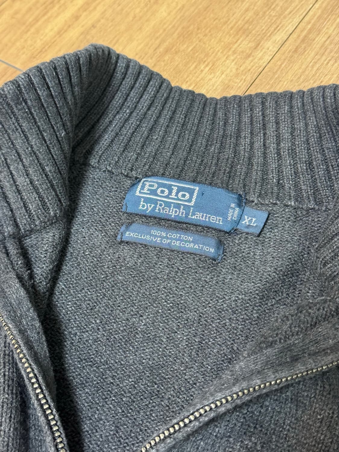 (XL) 폴로 랄프로렌 하프집업 니트 그레이 상품이미지4