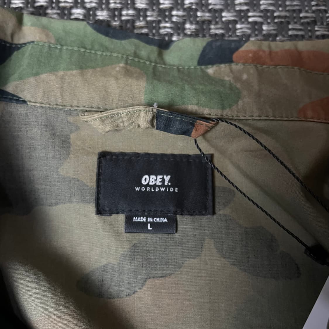 오베이 카모 멀티포켓 셔츠 자켓 L 상품이미지5