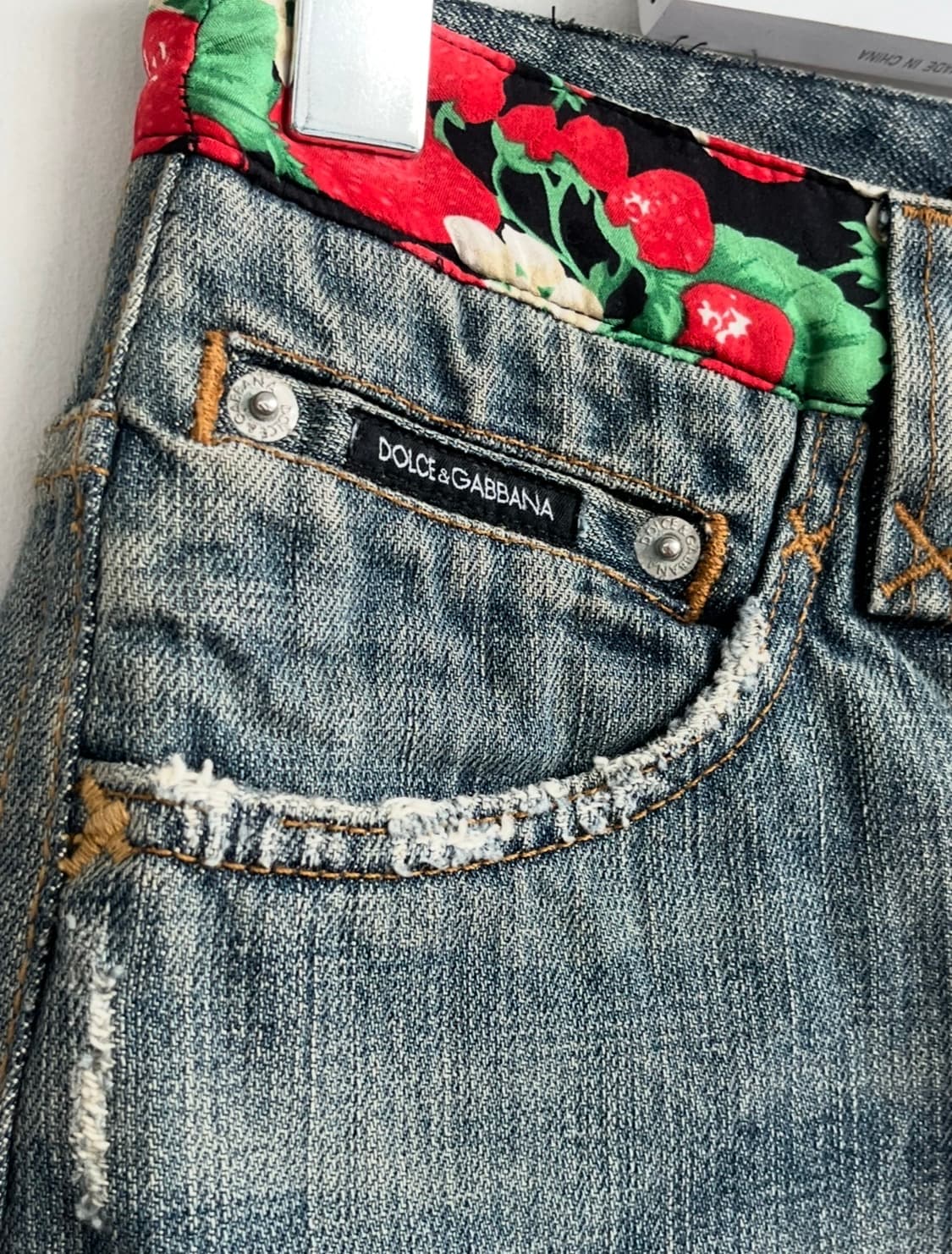 Dolce & Gabbana  스트로베리 데님 스커트 상품이미지3