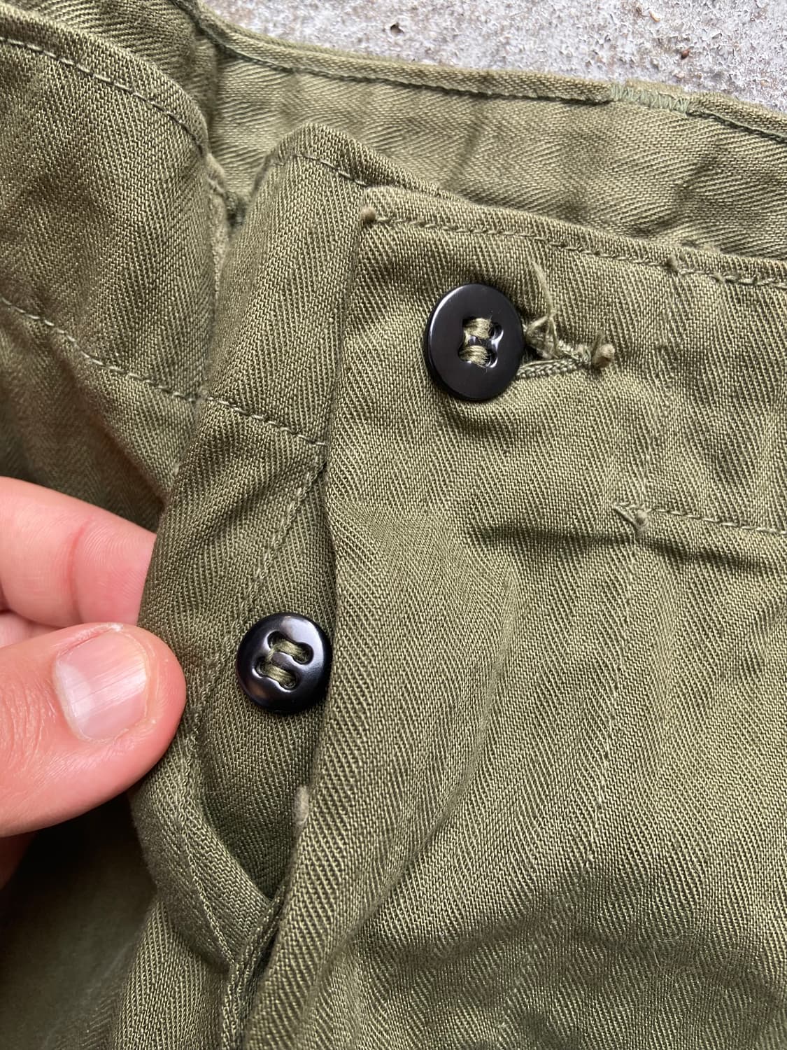 42inch) WWII 1940s USN N-3 HBT Pants 상품이미지4