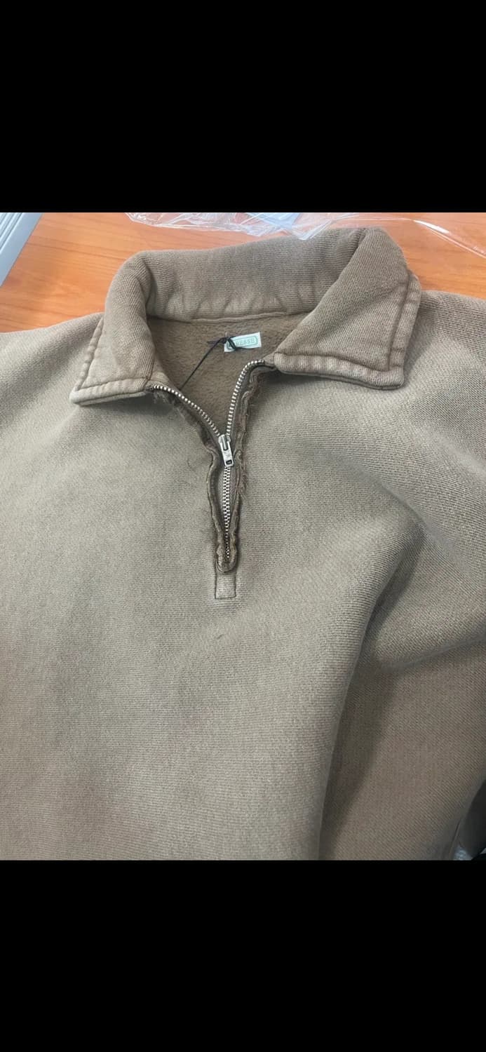 아프레쎄 하프집업 브라운 3사이즈 4사이즈로 교환 상품이미지1