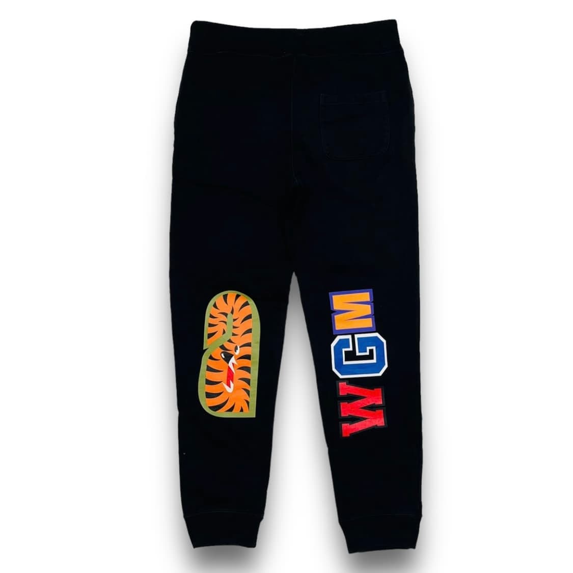 베이프 17F/W 샤크 페이스 블랙 조거 팬츠 상품이미지4