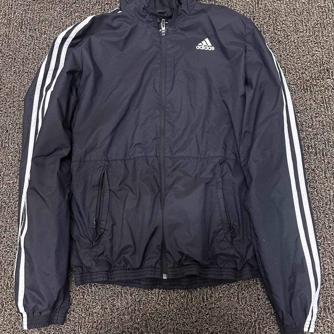 아디다스 삼선 바람막이 자켓 블랙 95(M) 상품이미지3