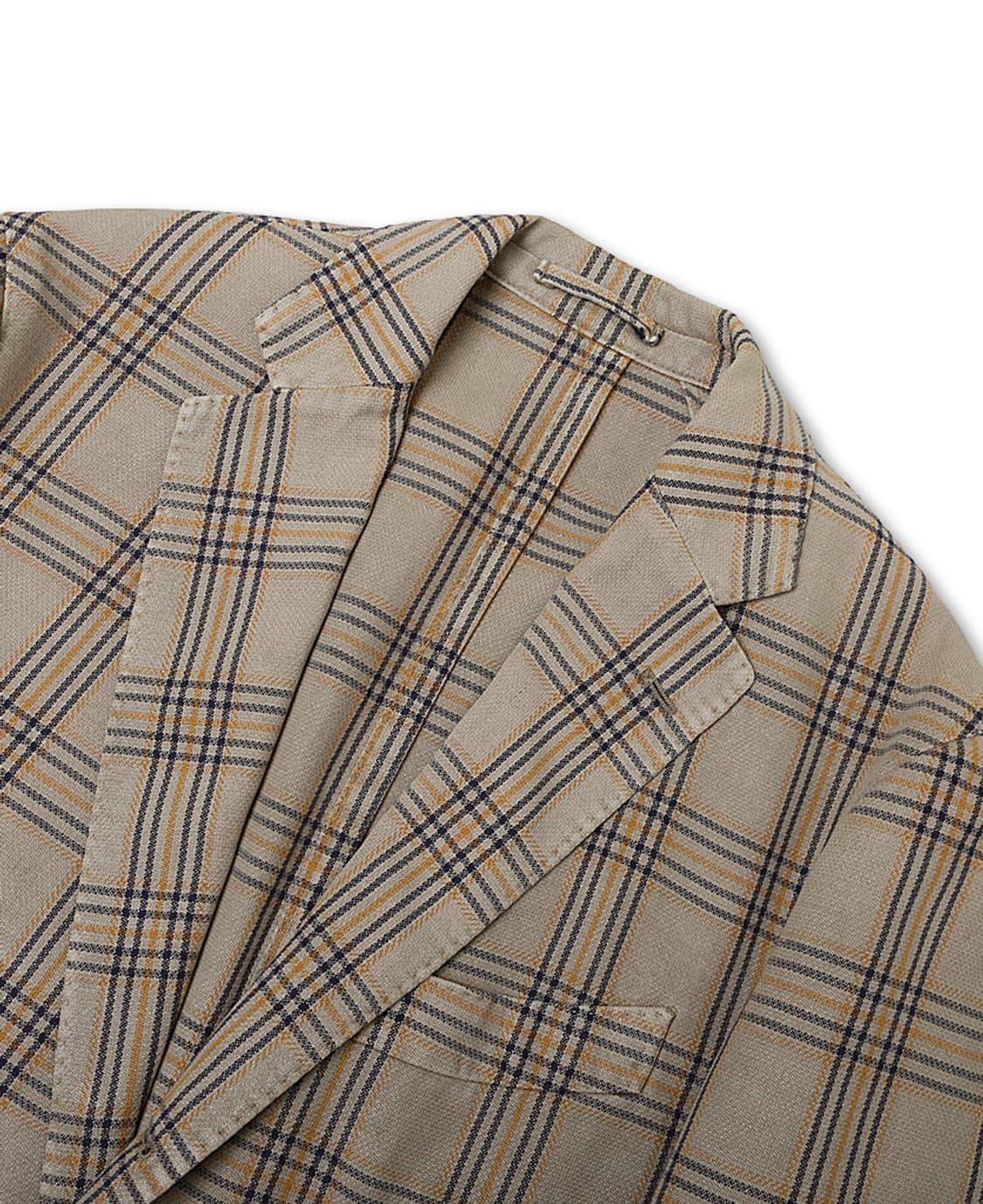 라르디니 [Lardini] 옐로우 베이지 체크 S/S 이탈리아 스포츠자켓 상품이미지2