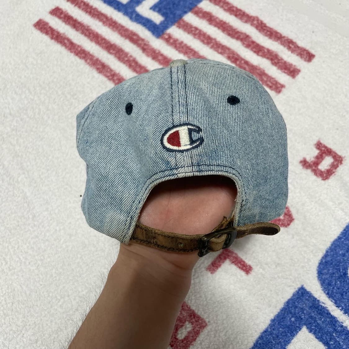 챔피온 USA 데님 볼캡 상품이미지3