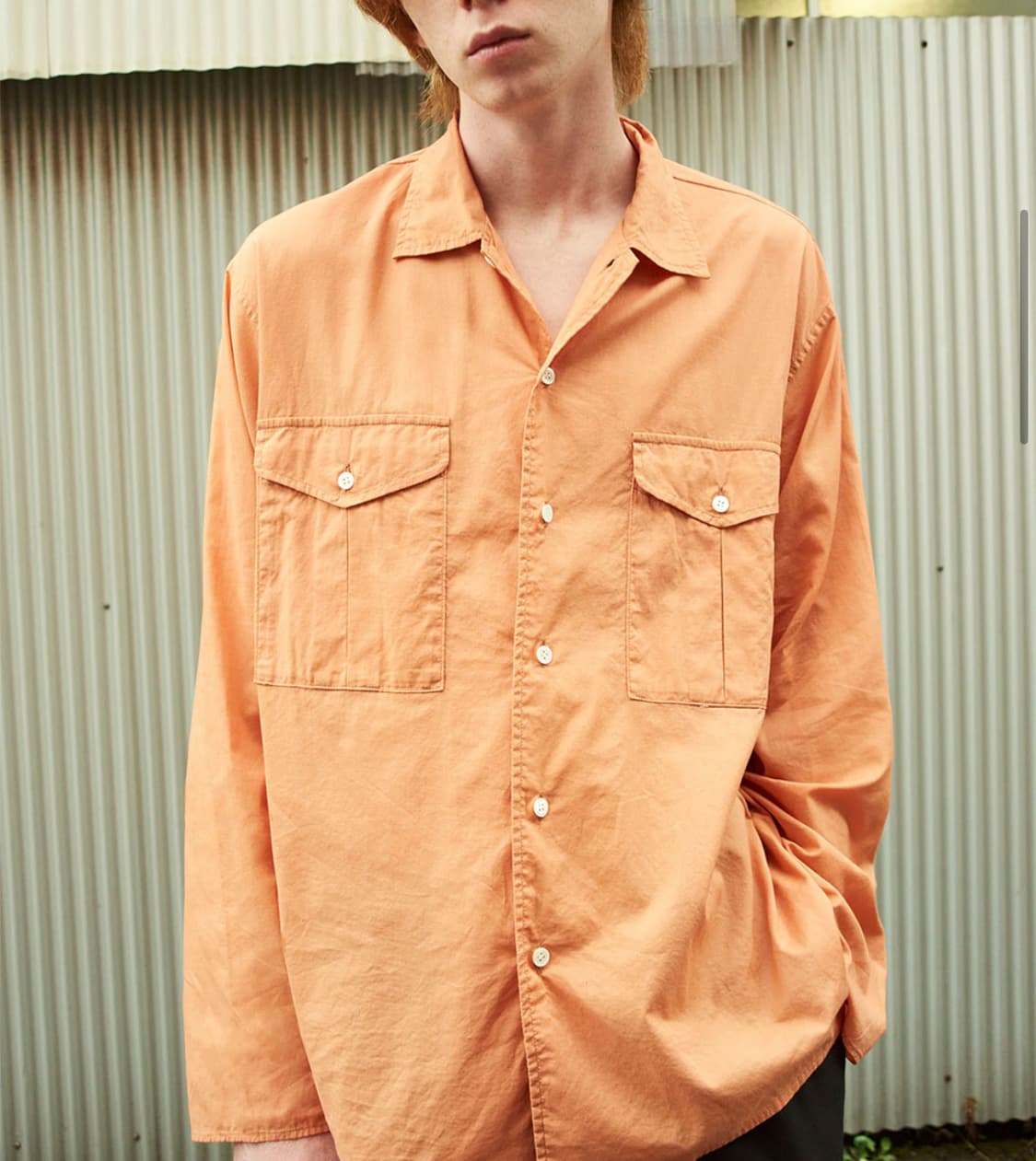 [새상품] 마카웨어 마카 오렌지 여름 린넨 셔츠 상품이미지6
