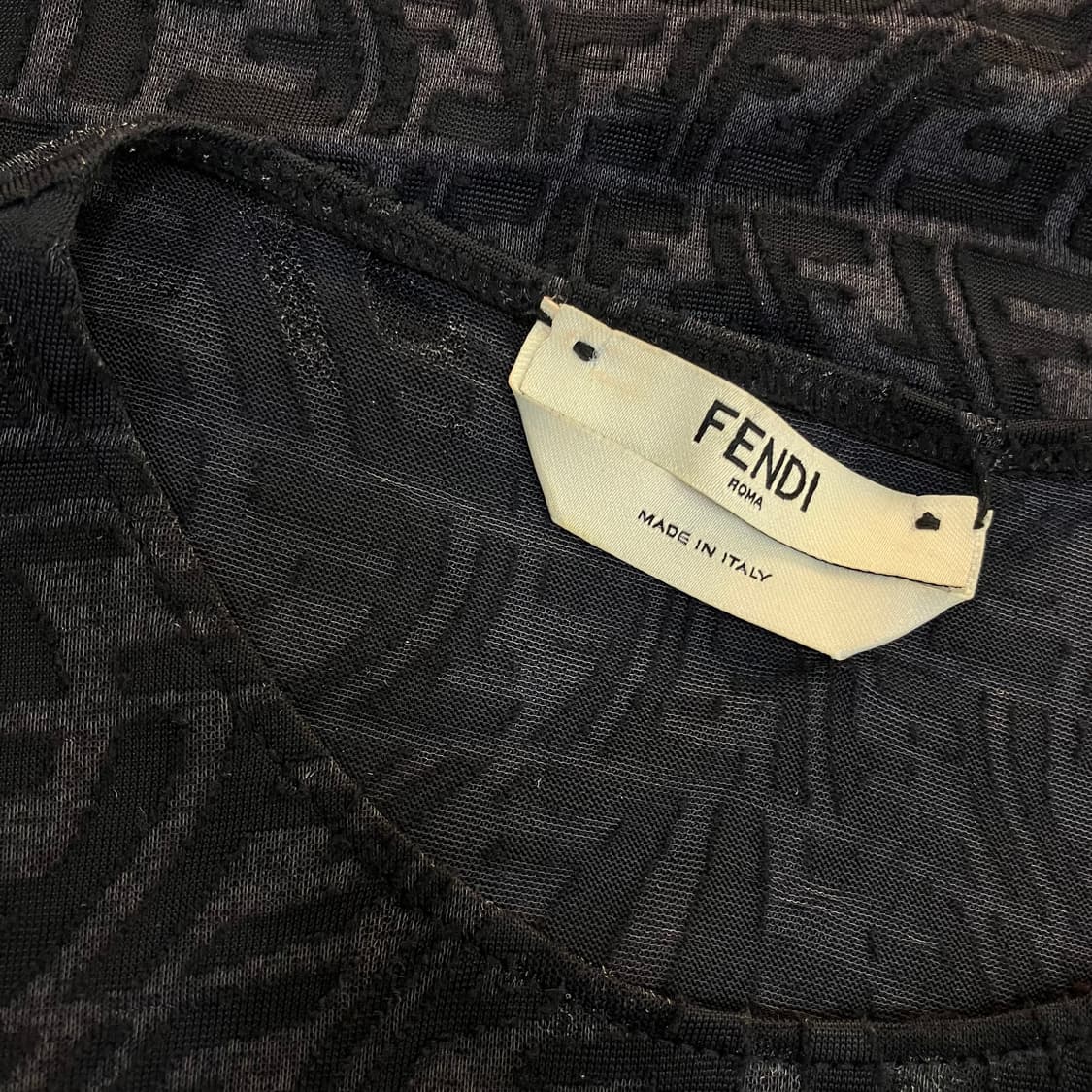 펜디 자카드 시스루 바디슈트 XXS 상품이미지3