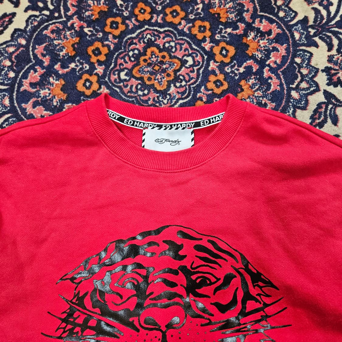 에드하디 시그니쳐 프린팅 스웻 맨투맨 티셔츠 상품이미지7