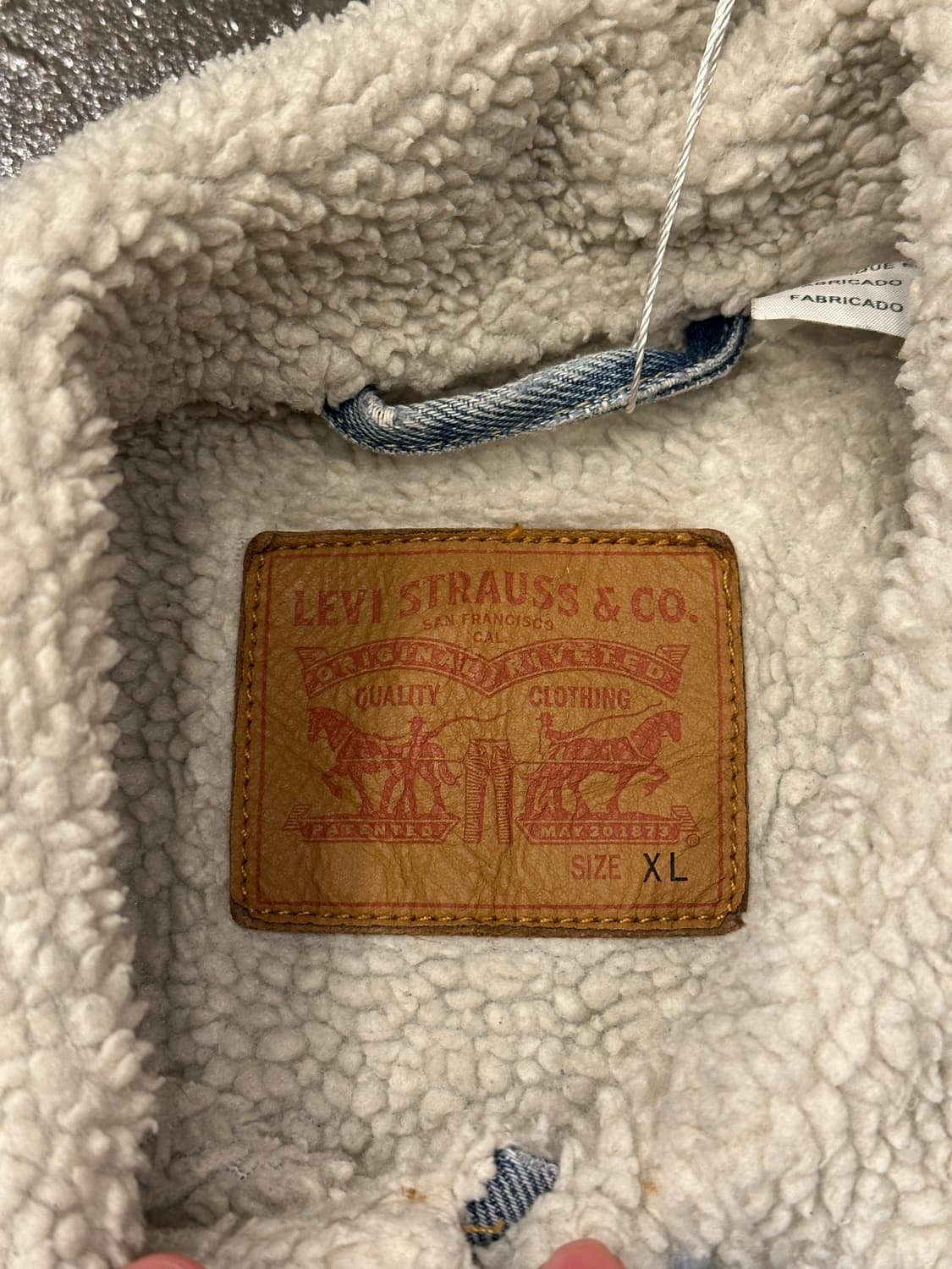 리바이스 쉐르파 데님 자켓 XL 상품이미지5