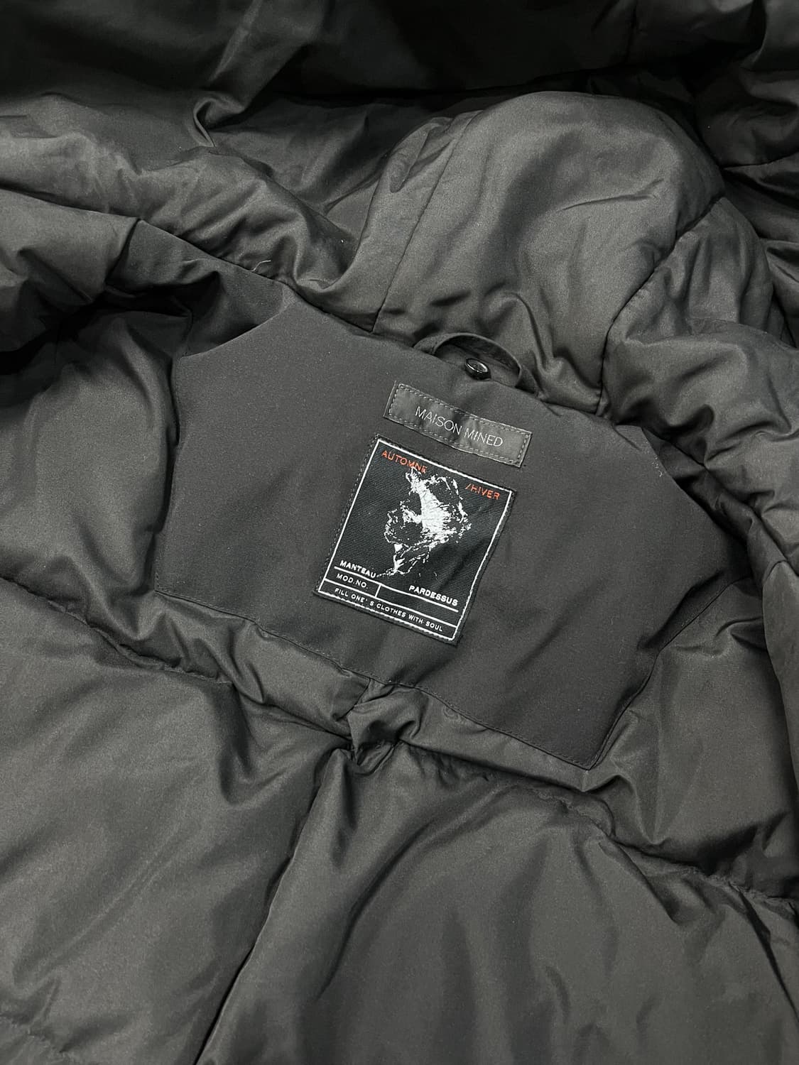 메종미네드 구스다운 벨티드 롱패딩 상품이미지3