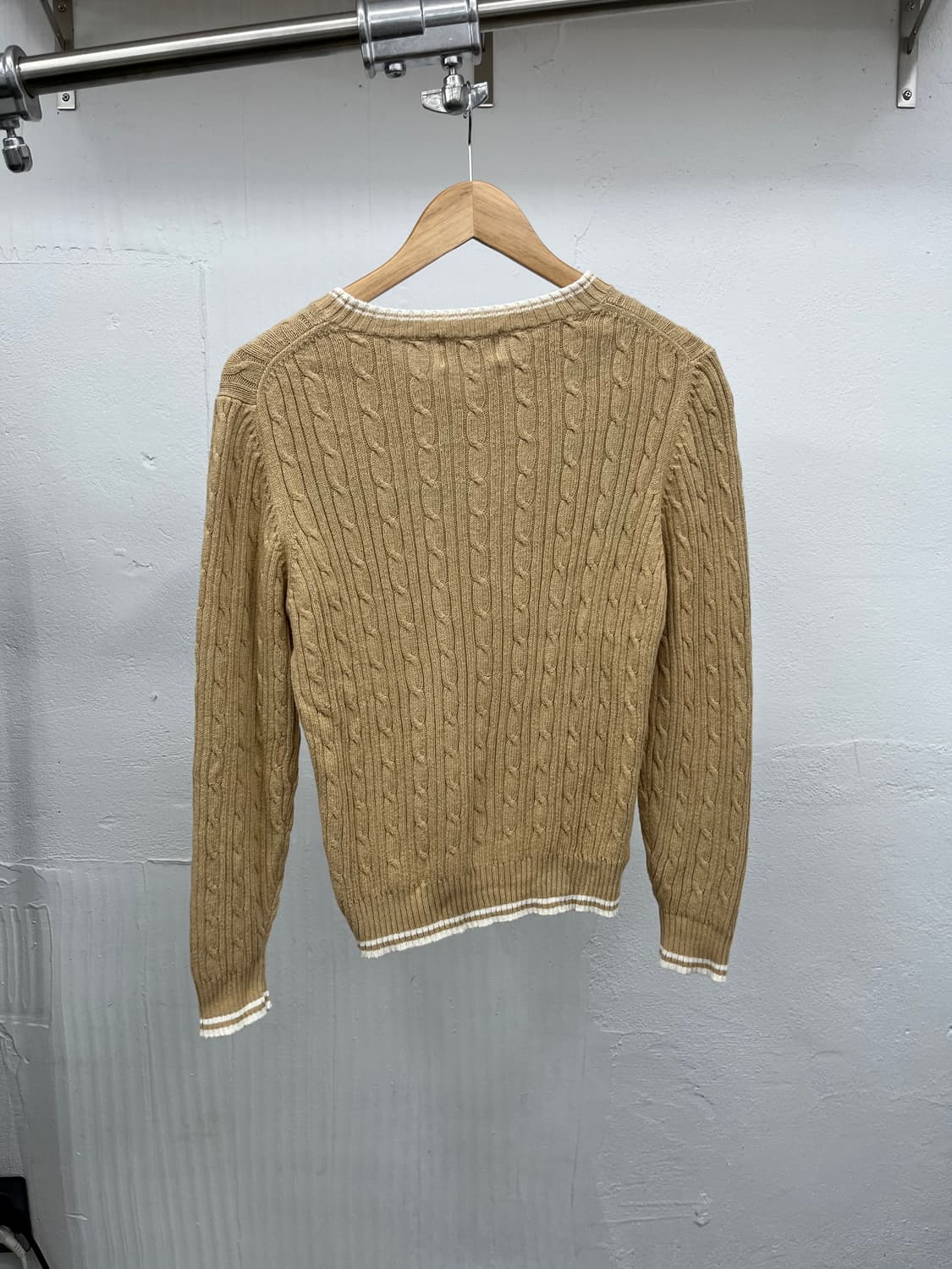 ~55) 90s J.PRESS V넥 니트 상품이미지3