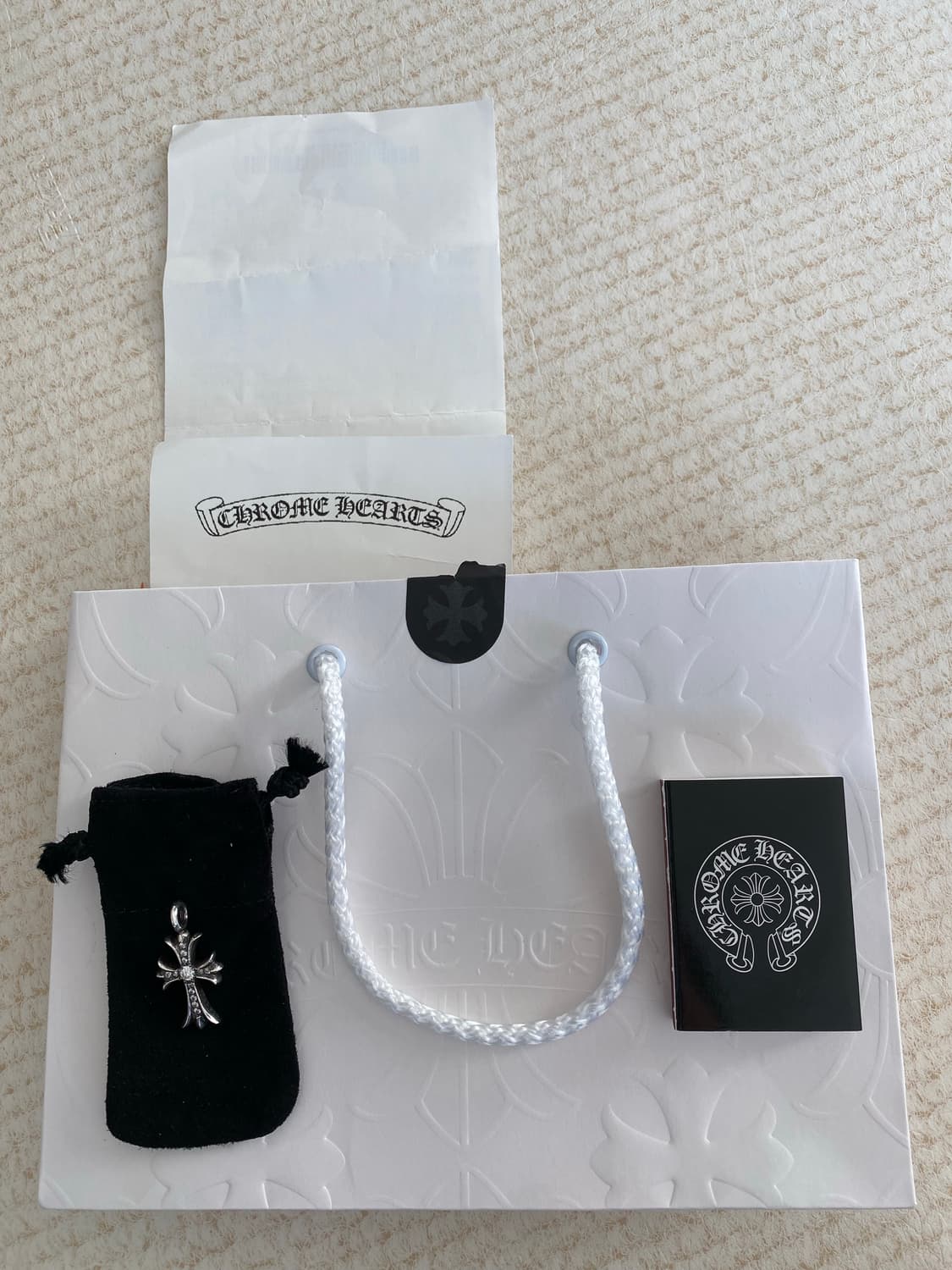 (새제품) 크롬하츠 타이니크로스 다이아 풀파베 상품이미지1