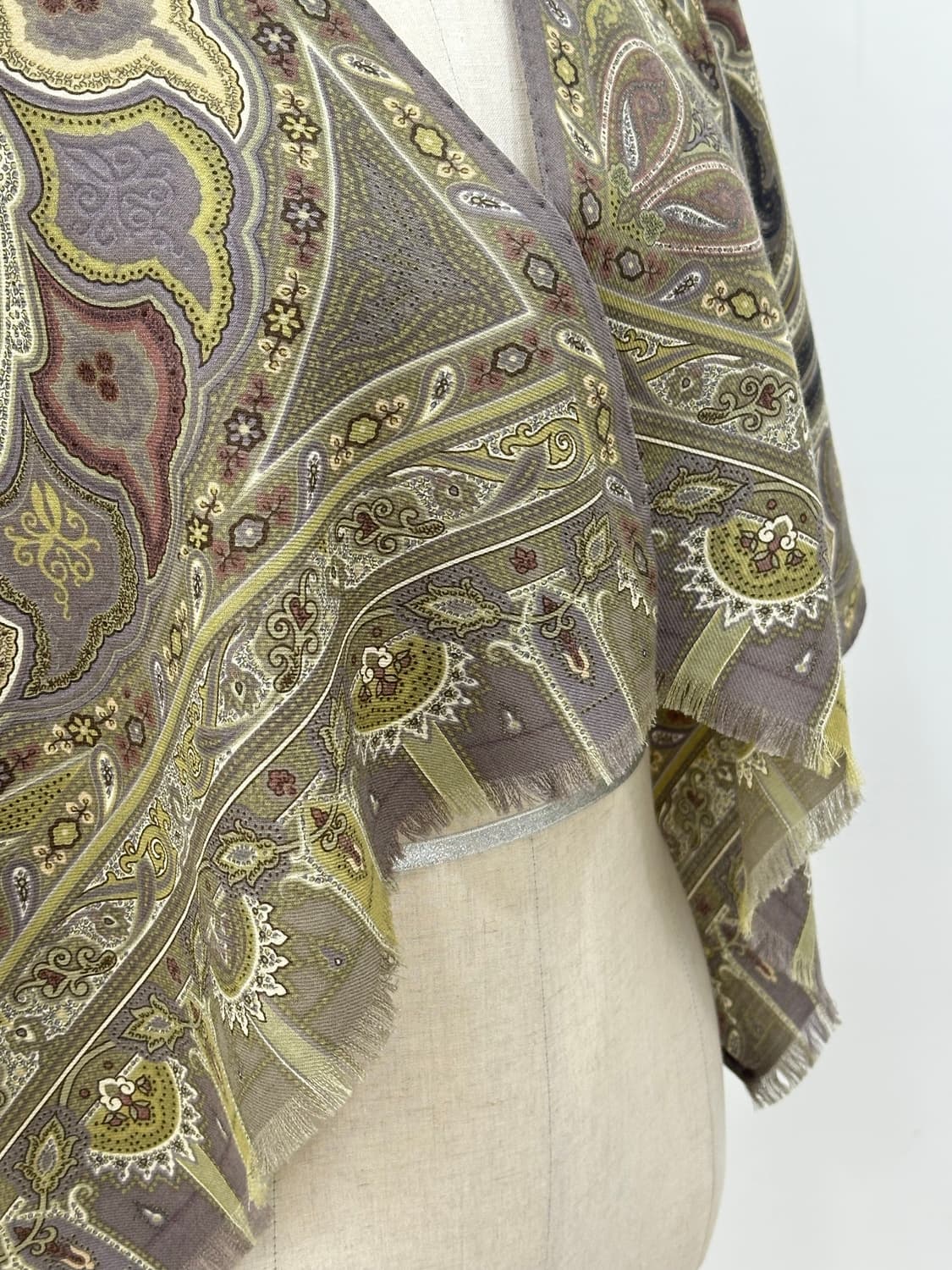 에트로 울 실크 머플러 상품이미지6