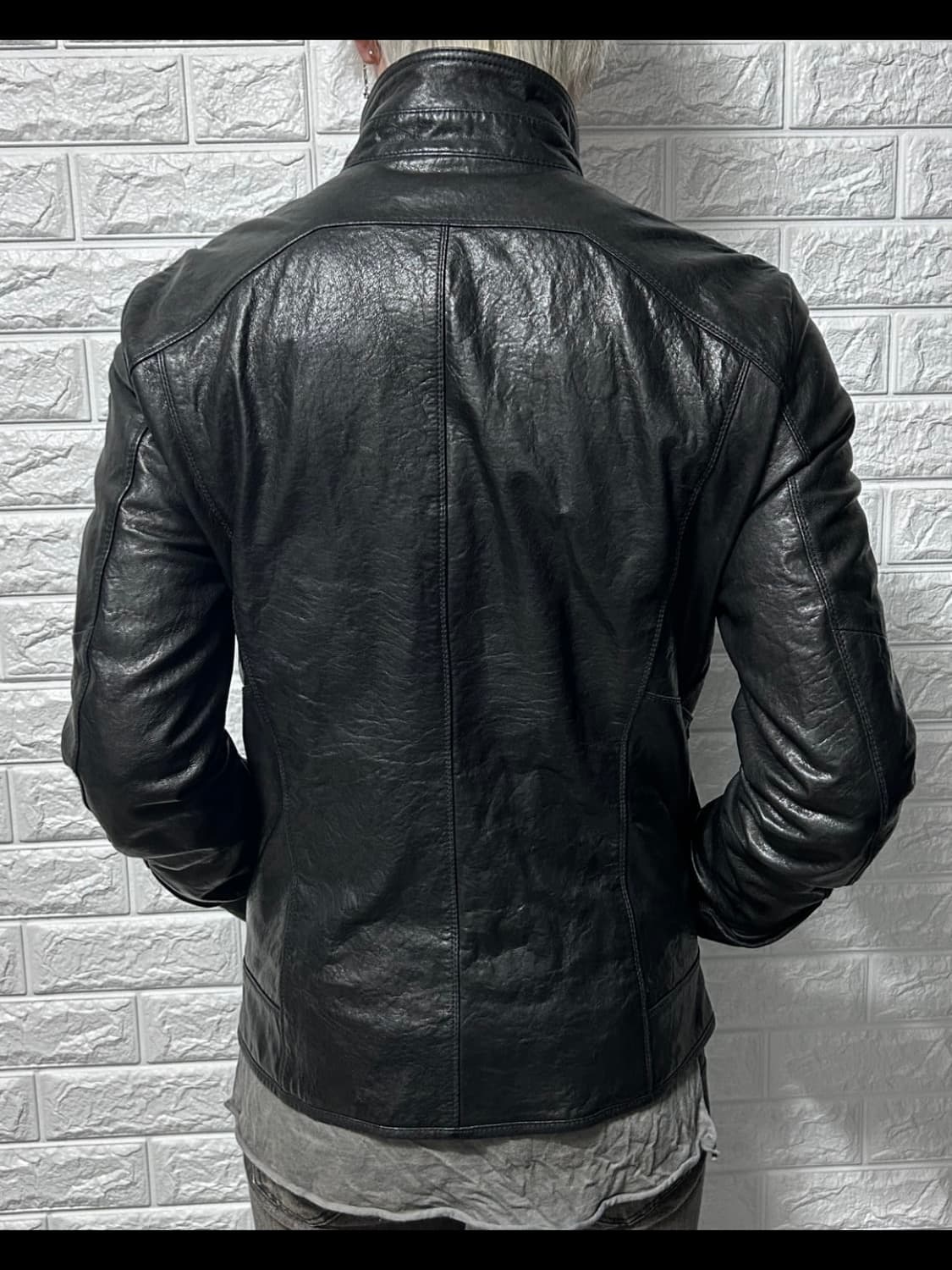 System homme lambskin highneck jacket 상품이미지6