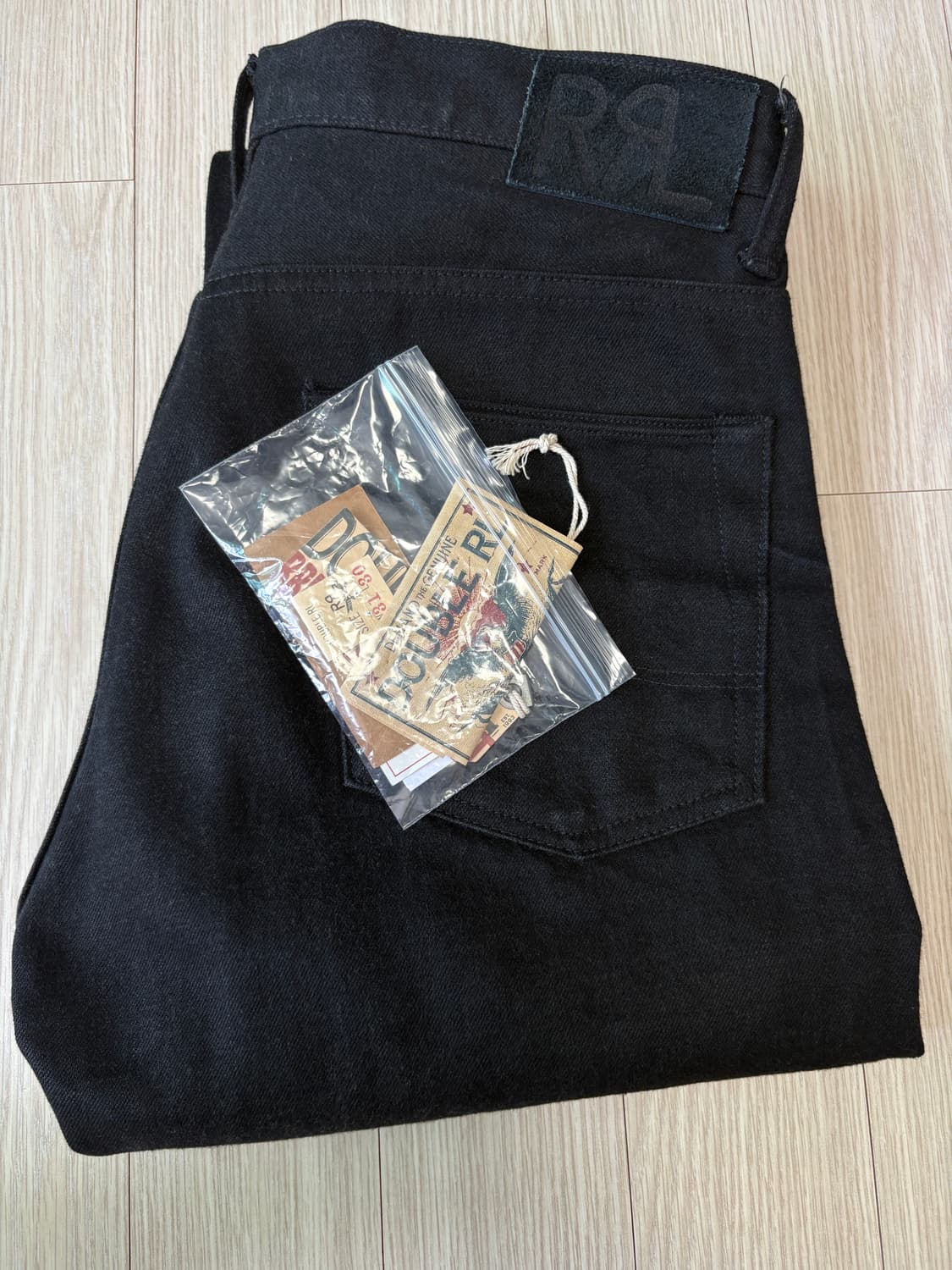 rrl 더블알엘 빈티지5포켓 블랙온블랙 31x30 상품이미지3