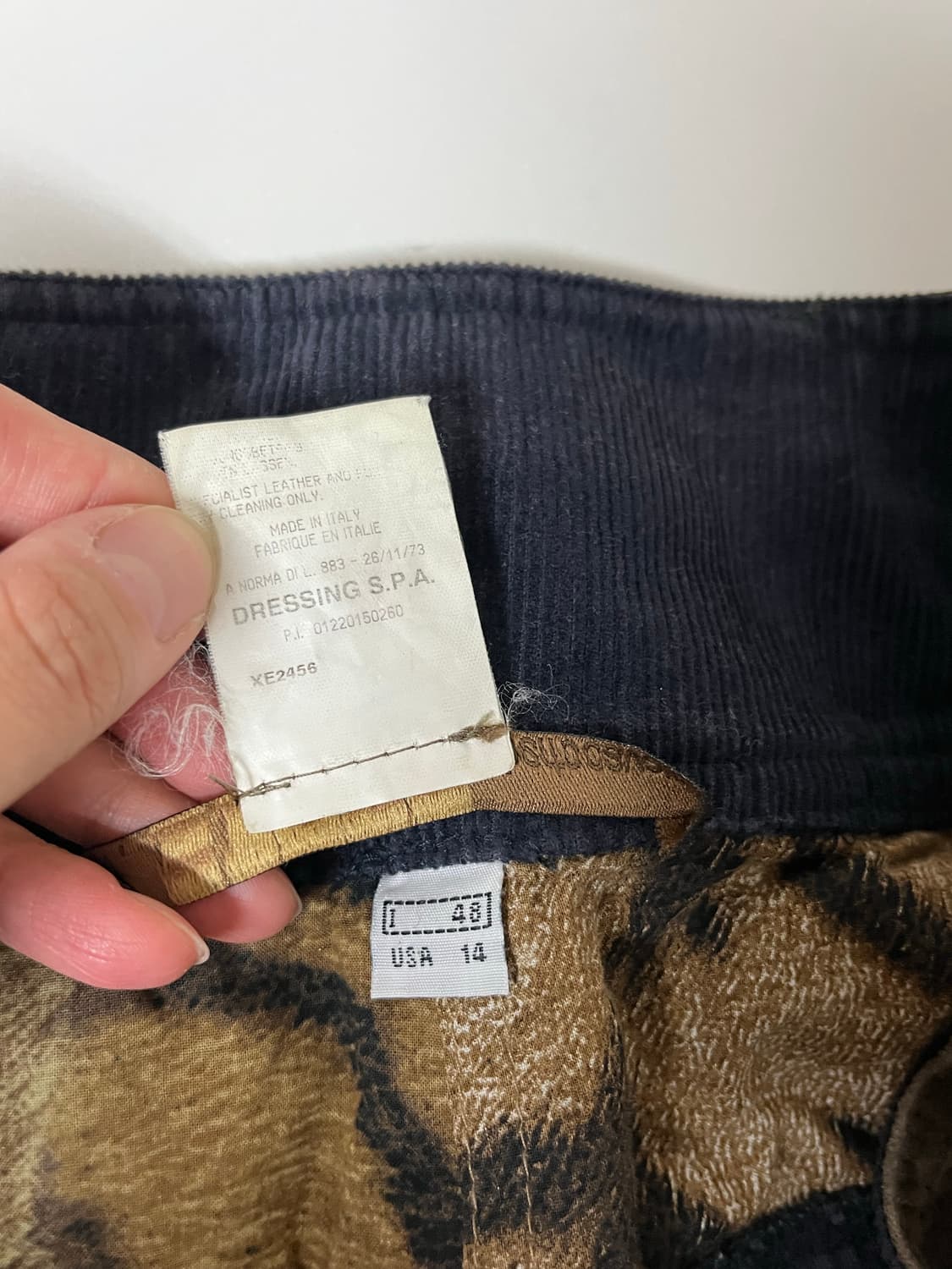 48) 로베르토 까발리 코듀로이 카고 팬츠 네이비 상품이미지7