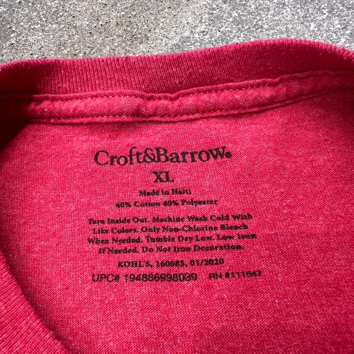 Croft & Barrow 반팔티  상품이미지3