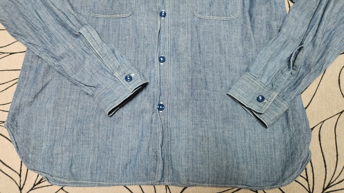 버즈릭슨 샴브레이 셔츠 BR25995 18-18 1/2 상품이미지2