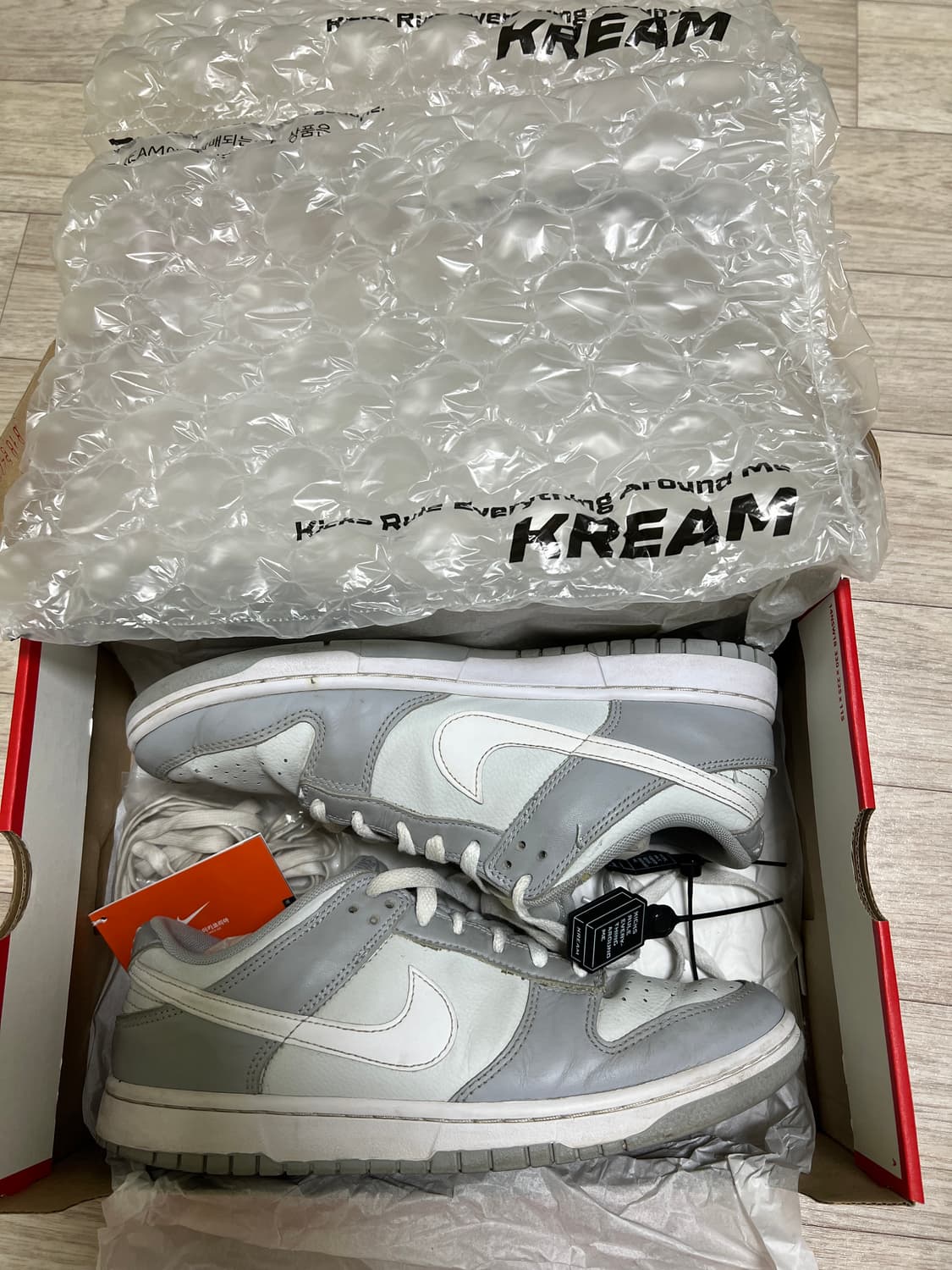 나이키 덩크로우 울프그레이 275 상품이미지3