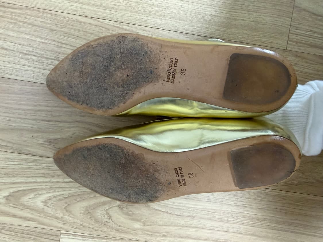 시몬로샤 골드 메리제인 플랫슈즈 상품이미지5