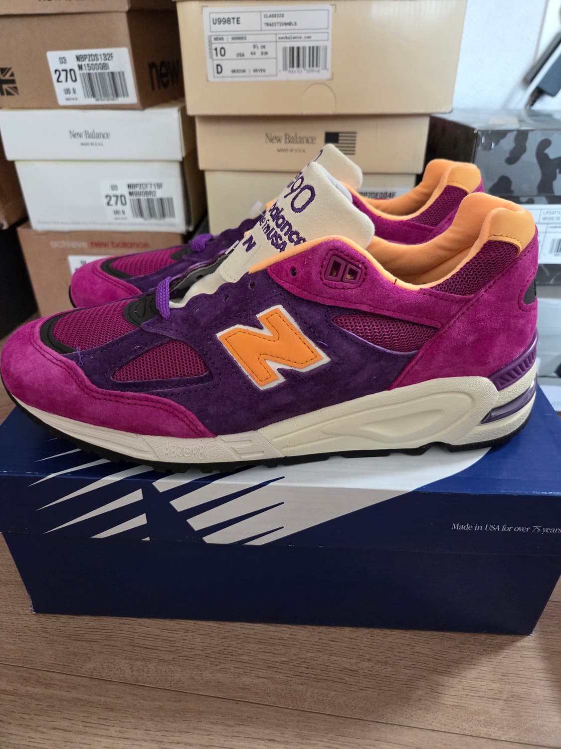 뉴발란스 USA  990 270사이즈 M990PY2 새상품 상품이미지1
