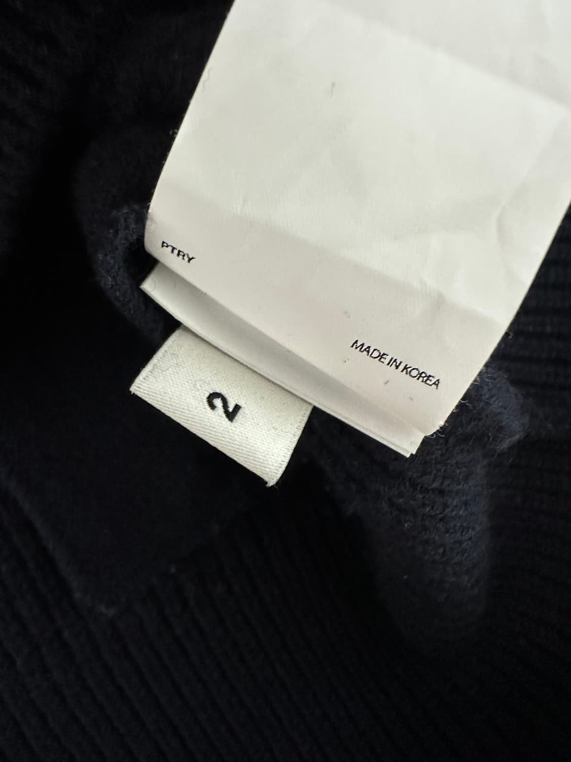 포터리 네이비 니트 후드 2사이즈 상품이미지7