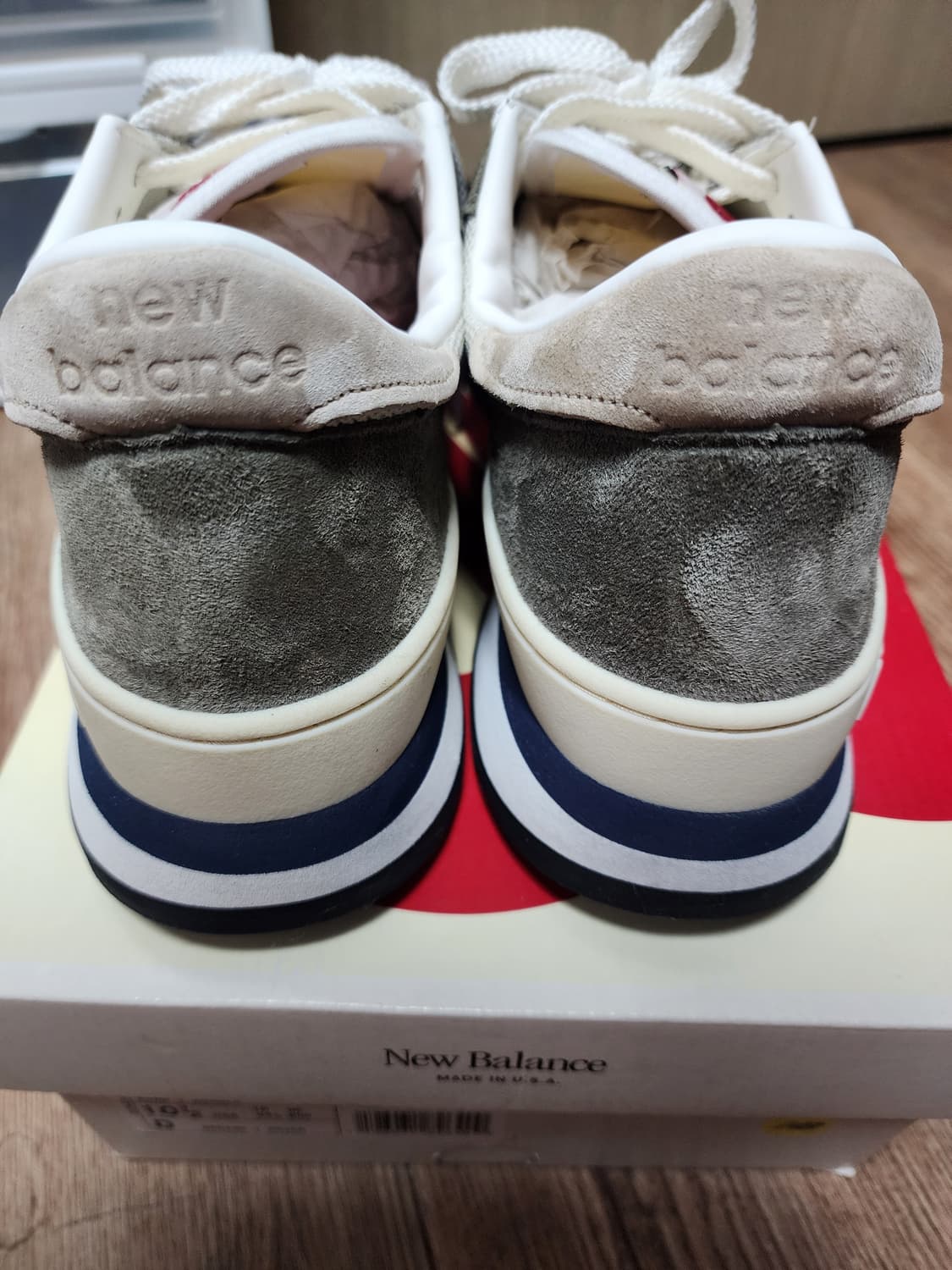 [285] 뉴발란스 990v1 메이드 인 USA 올리브 상품이미지8