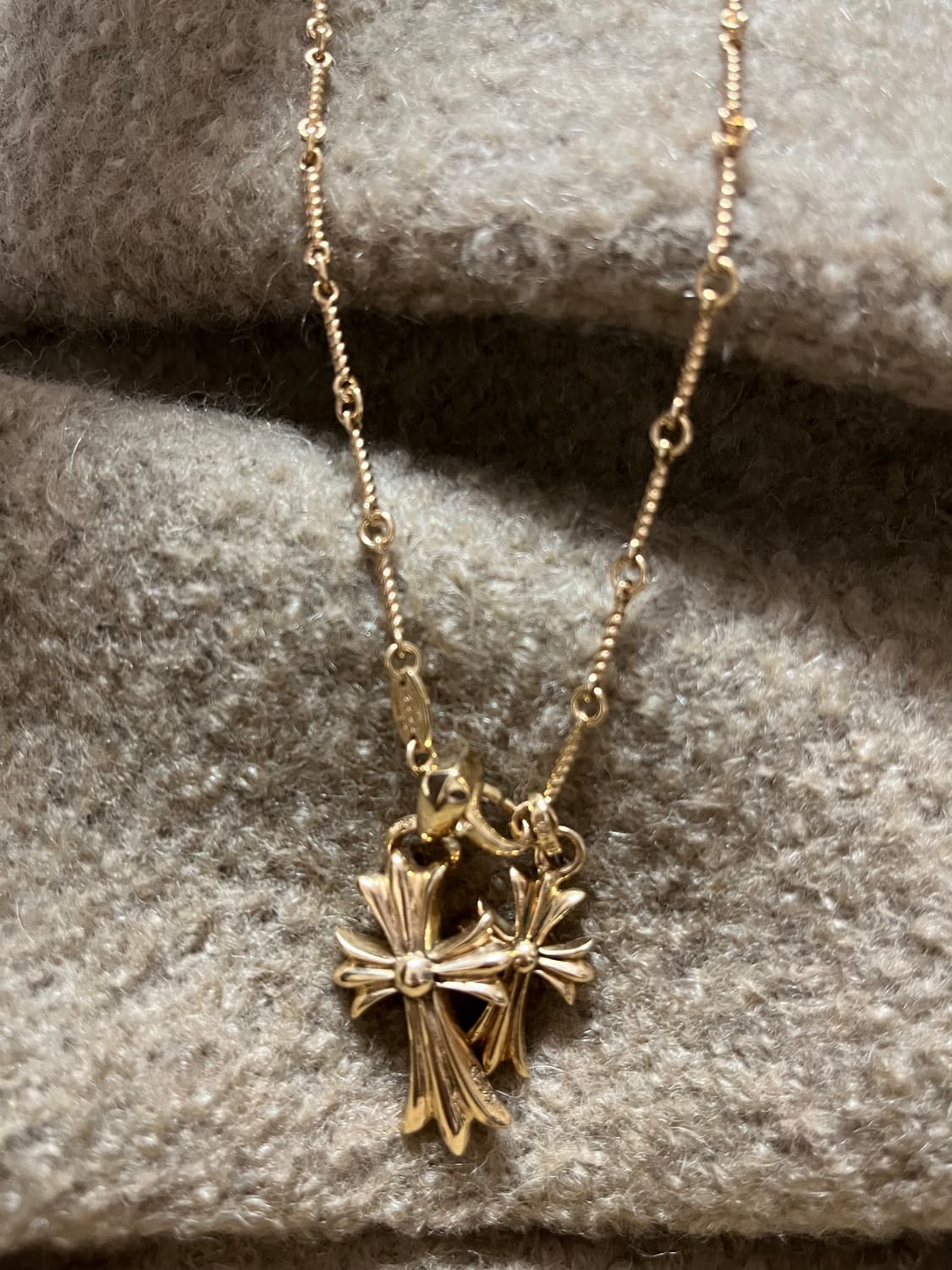 크롬하츠 18k 목걸이+반지 13돈 상품이미지4