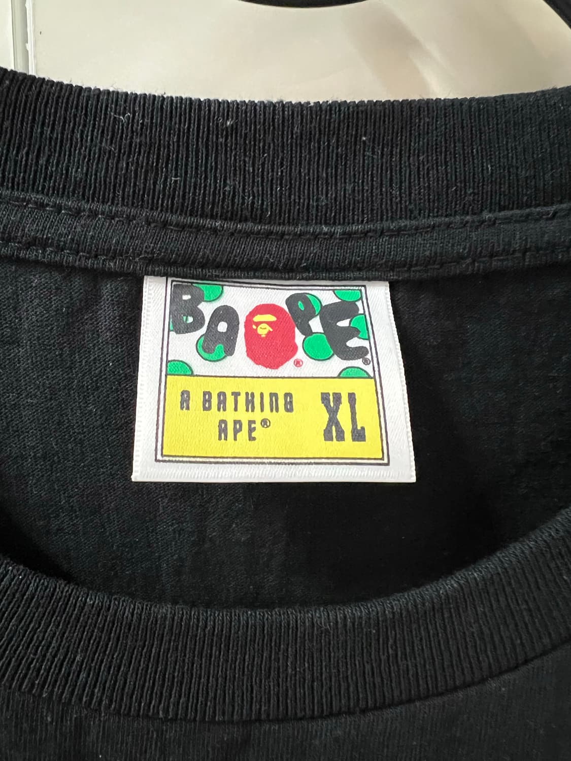 베이프 재팬 빅 에이프 헤드 시티 티셔츠 블랙 상품이미지6