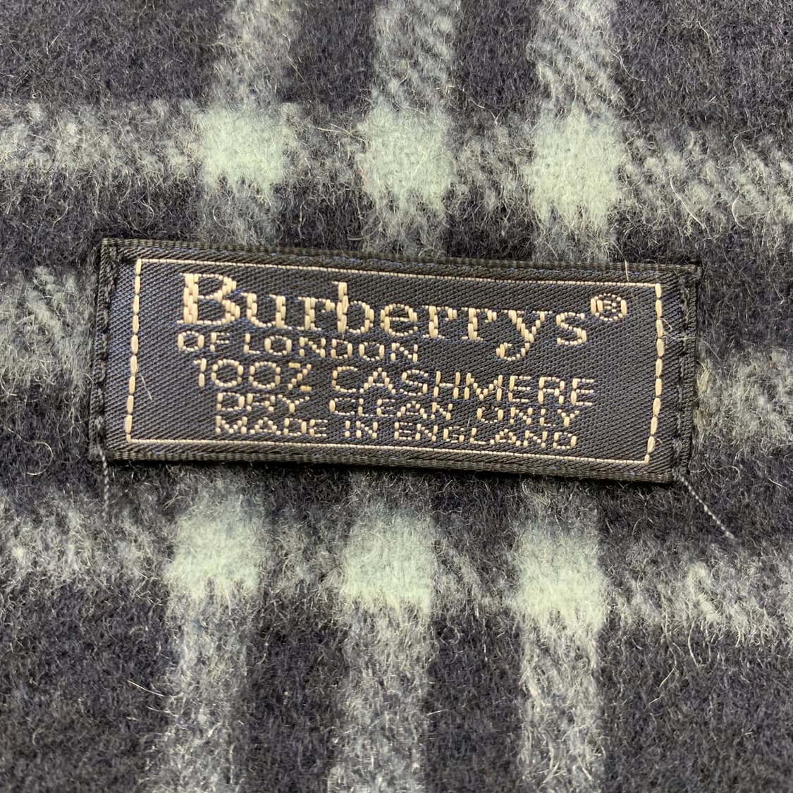 버버리 네이비 노바체크 캐시미어 머플러 스카프 목도리 상품이미지4