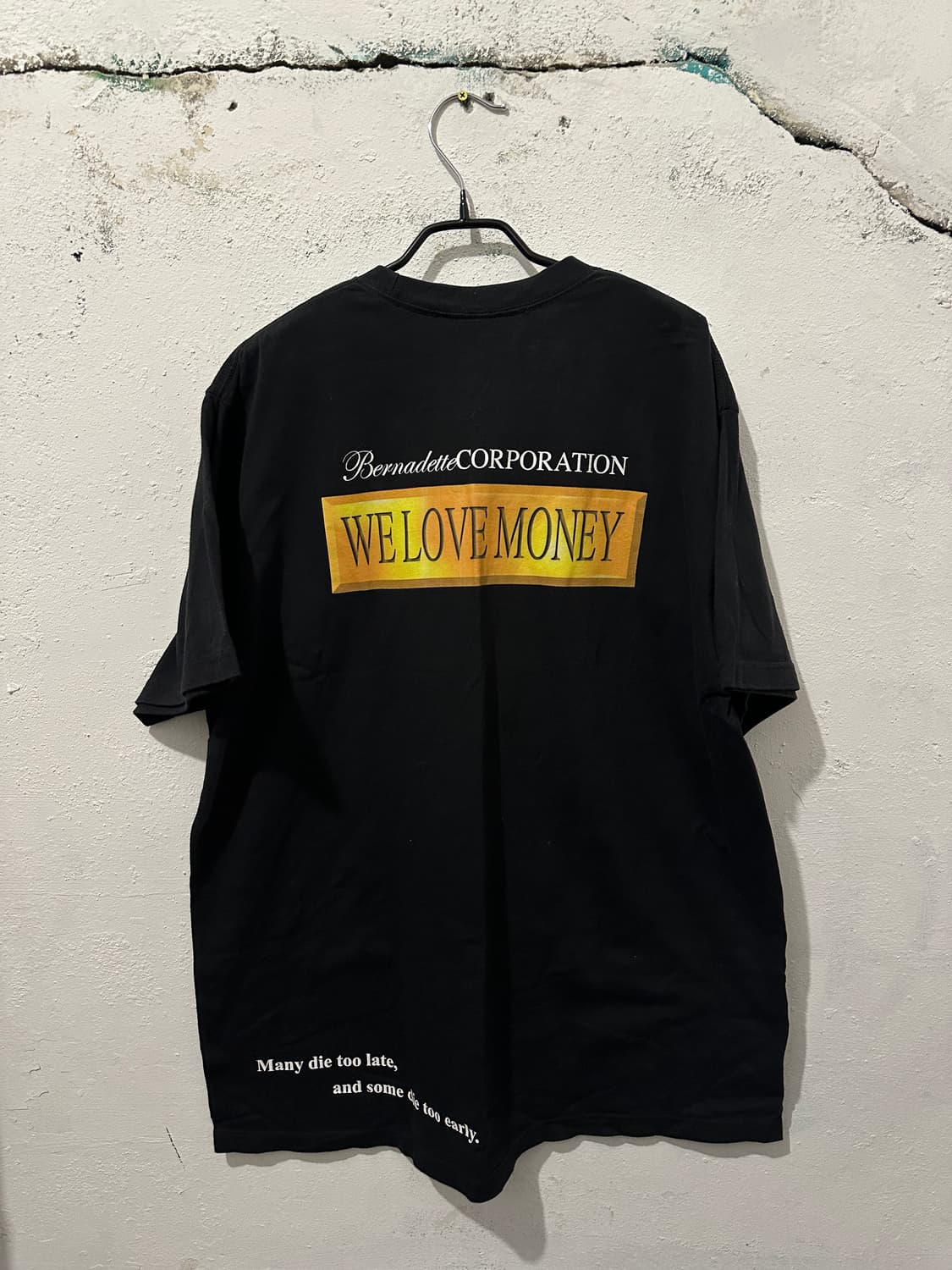 슈프림 x 베르나데트 코퍼레이션 머니 티셔츠 블랙 - 23SS 상품이미지5