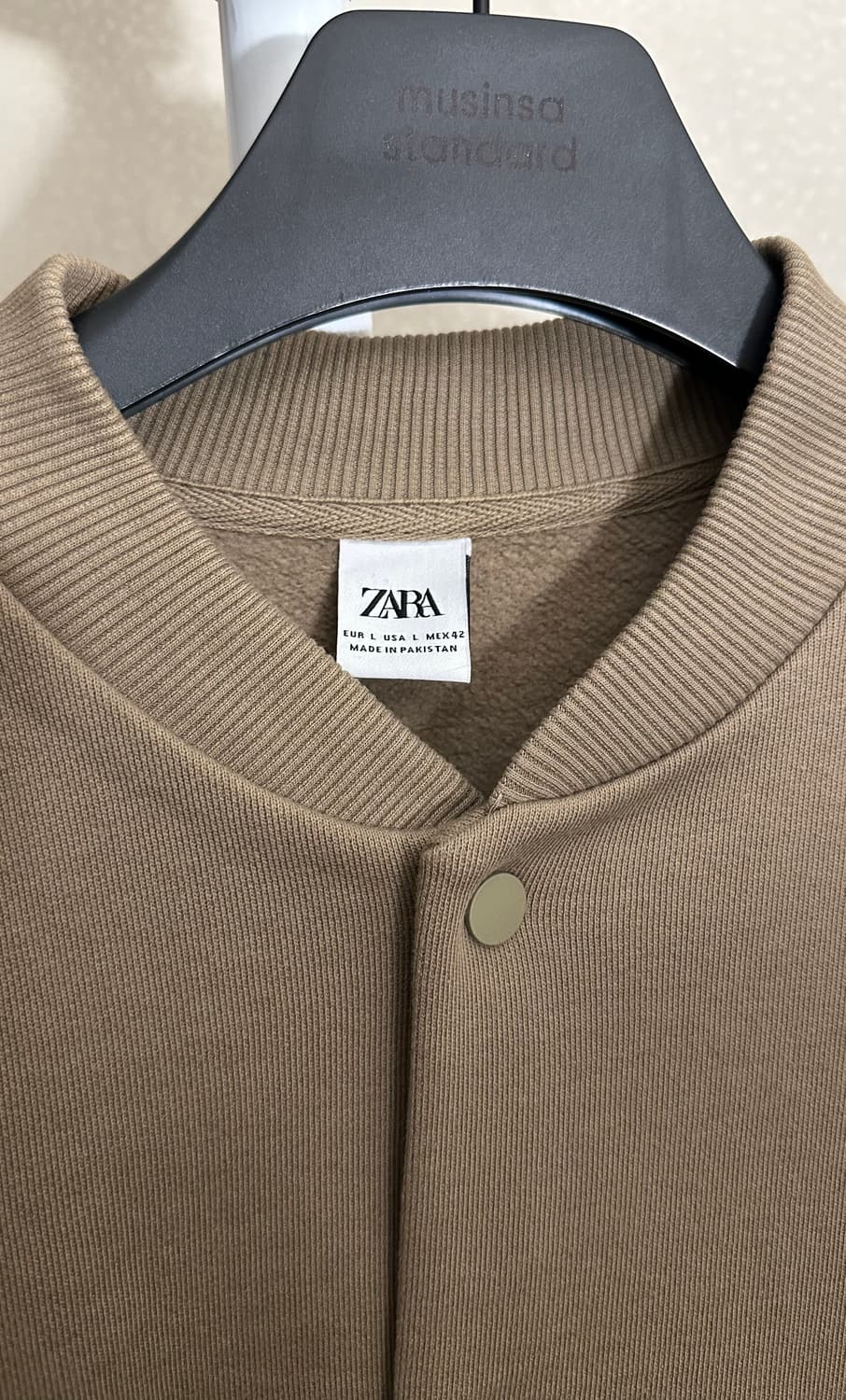 자라 zara 코튼 봄버 자켓 L 상품이미지2