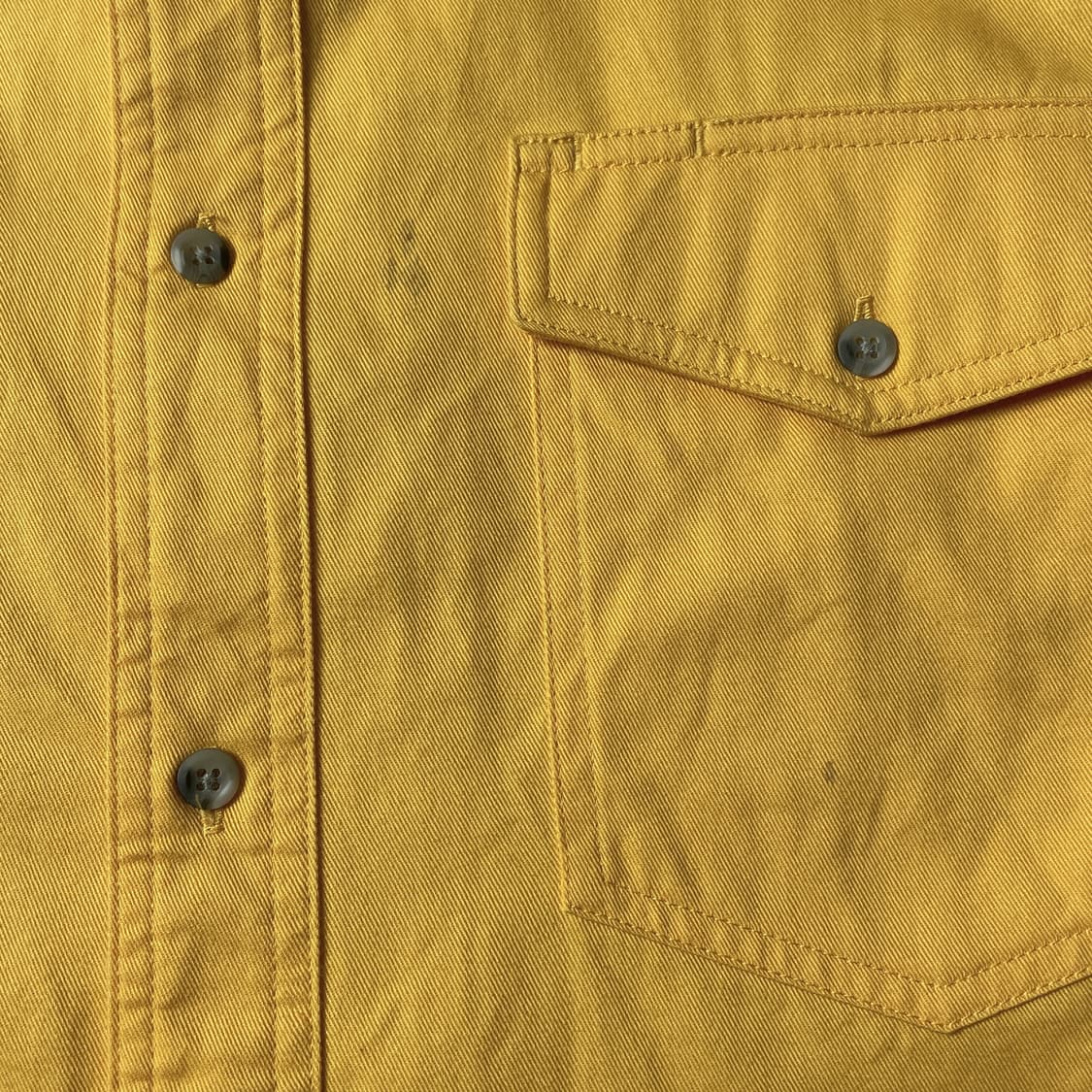 WRANGLER  랭글러 빈티지 옐로우 코튼 셔츠 A00651 상품이미지4