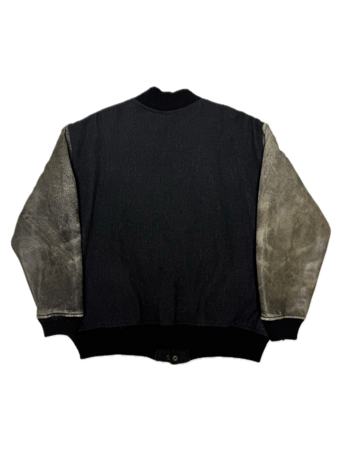 a3ur 빈티지 레더 바시티 자켓  상품이미지2