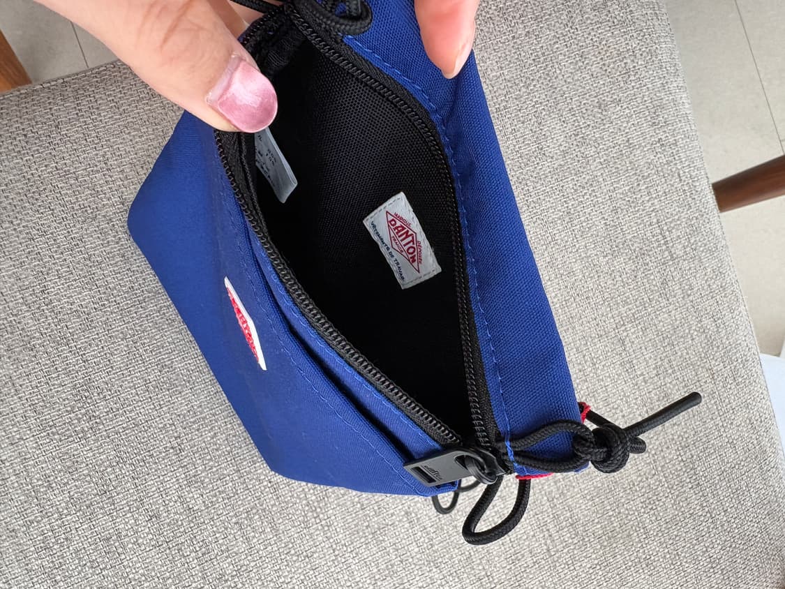 DANTON 드로우 스트링 백 블루 새상품 상품이미지5