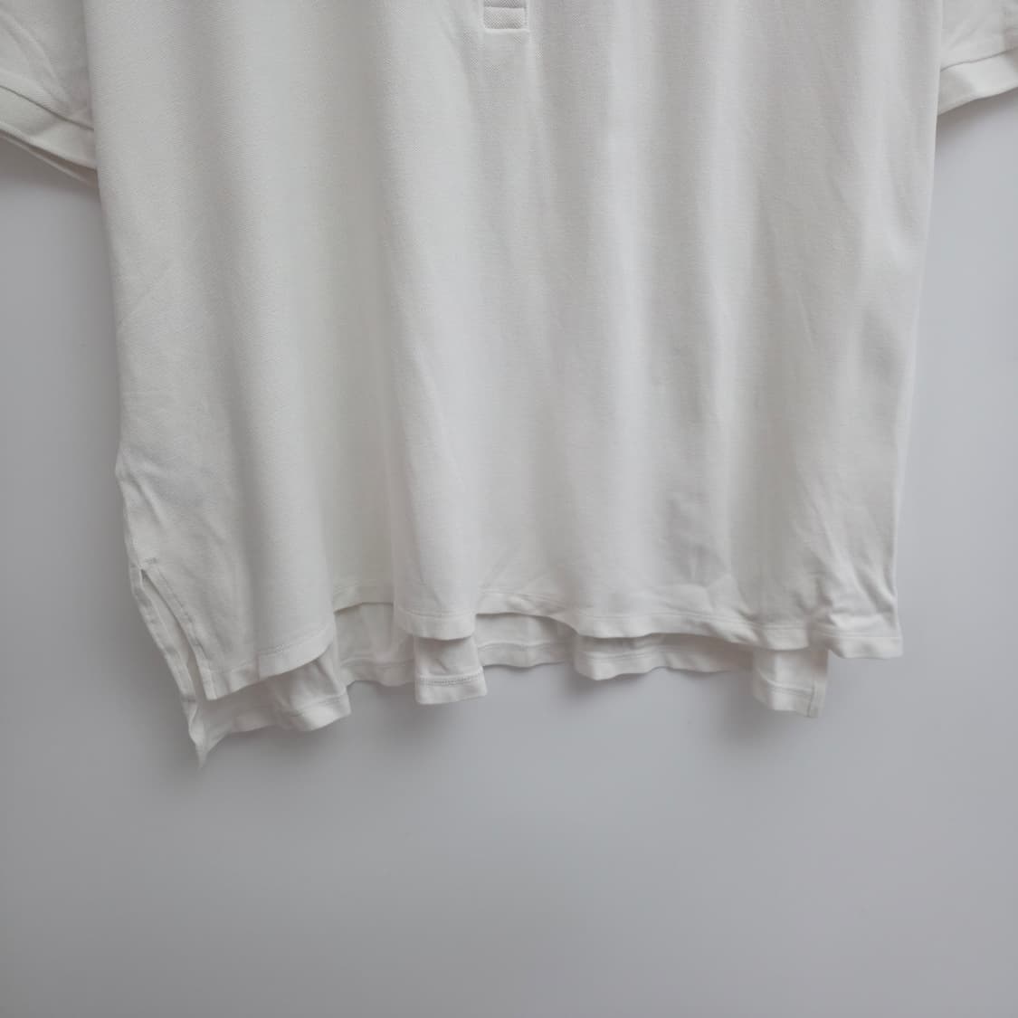 [M] 라코스테 화이트 카라티 상품이미지3