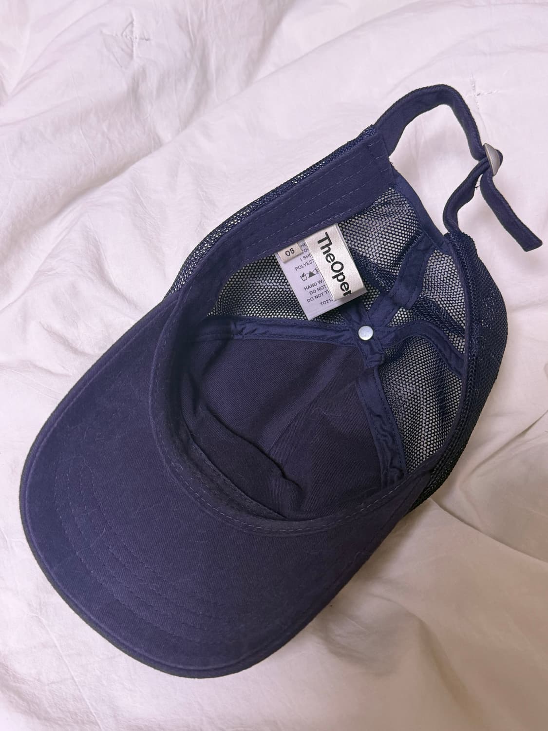 더오픈프로덕트 매쉬볼캡 네이비 상품이미지3