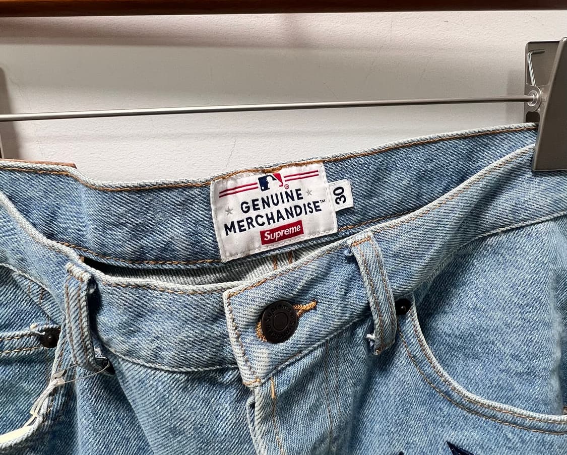 Supreme x New York Yankees 데님 팬츠  상품이미지3