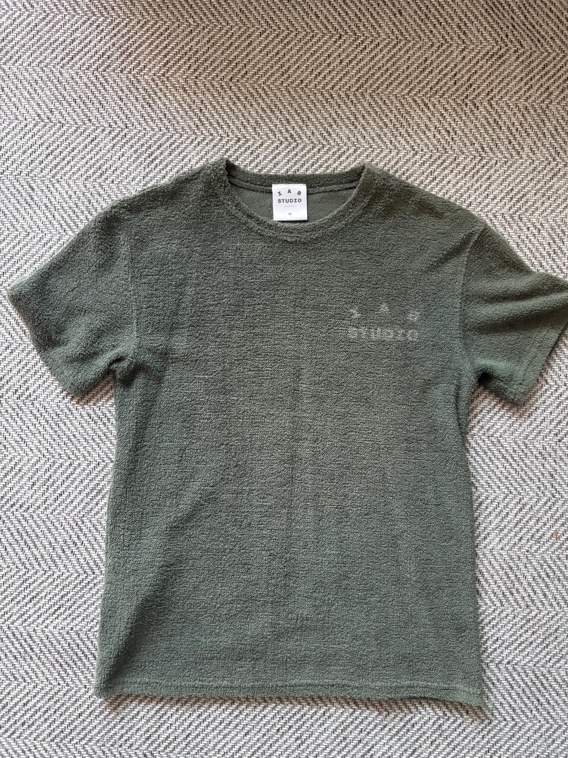 IAB Studio 타월티셔츠 그린 M 상품이미지1