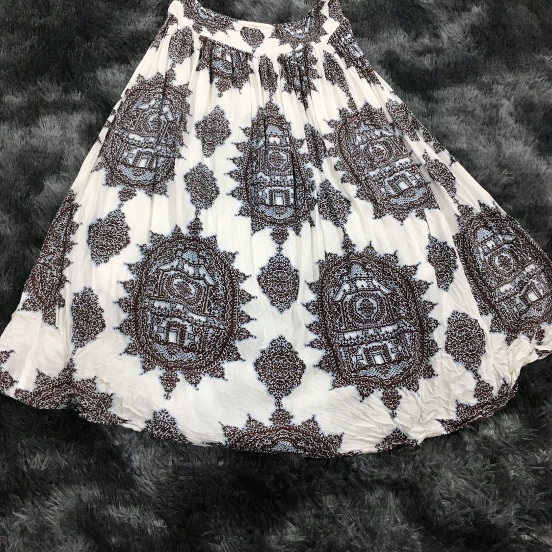 투티/0276 투웨이 saburoku 에스닉 패턴 스커트 원피스 JPN 상품이미지1