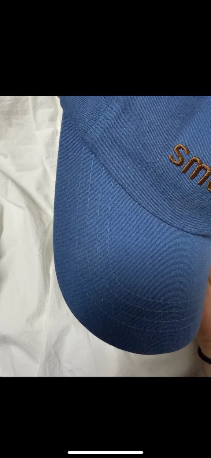 스무드무드  Boy Blue Bold Logo Ball Cap 상품이미지6