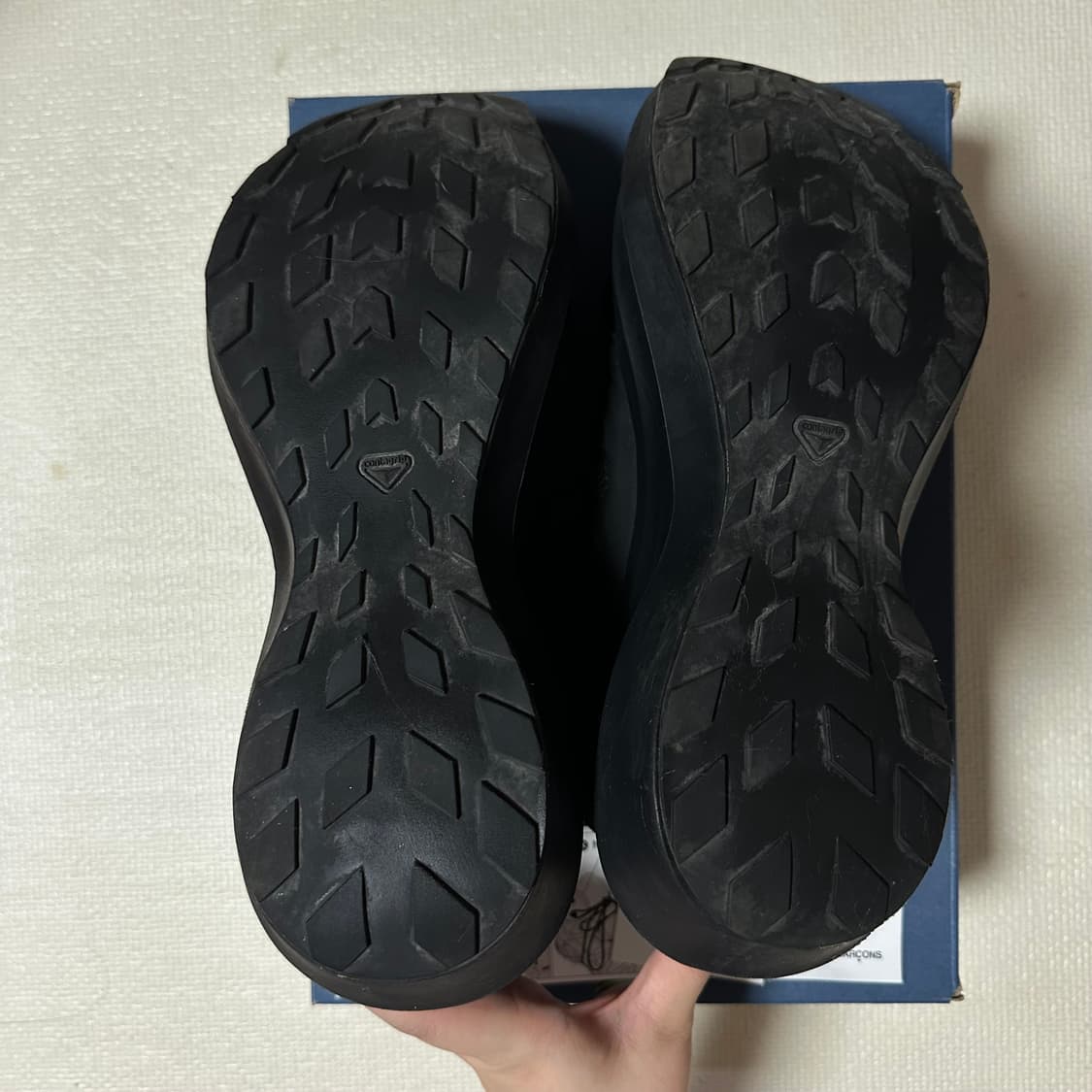 살로몬 x 꼼데 가르송 XT-6 익스팬스 플랫폼 블랙 255 상품이미지6