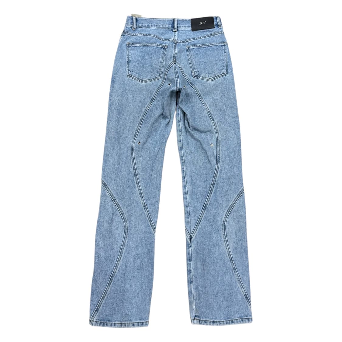 51퍼센트 터널 라이닝 트라우저 데님 팬츠 바지 라이트 블루 상품이미지2