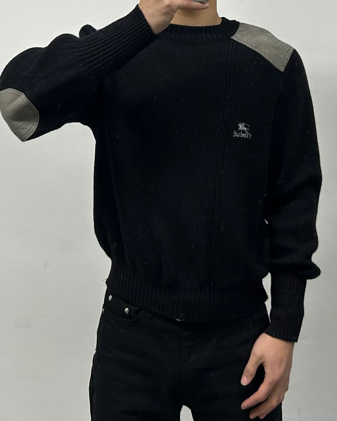 [S] 버버리 90s 코만도 울 니트 스웨터 상품이미지1