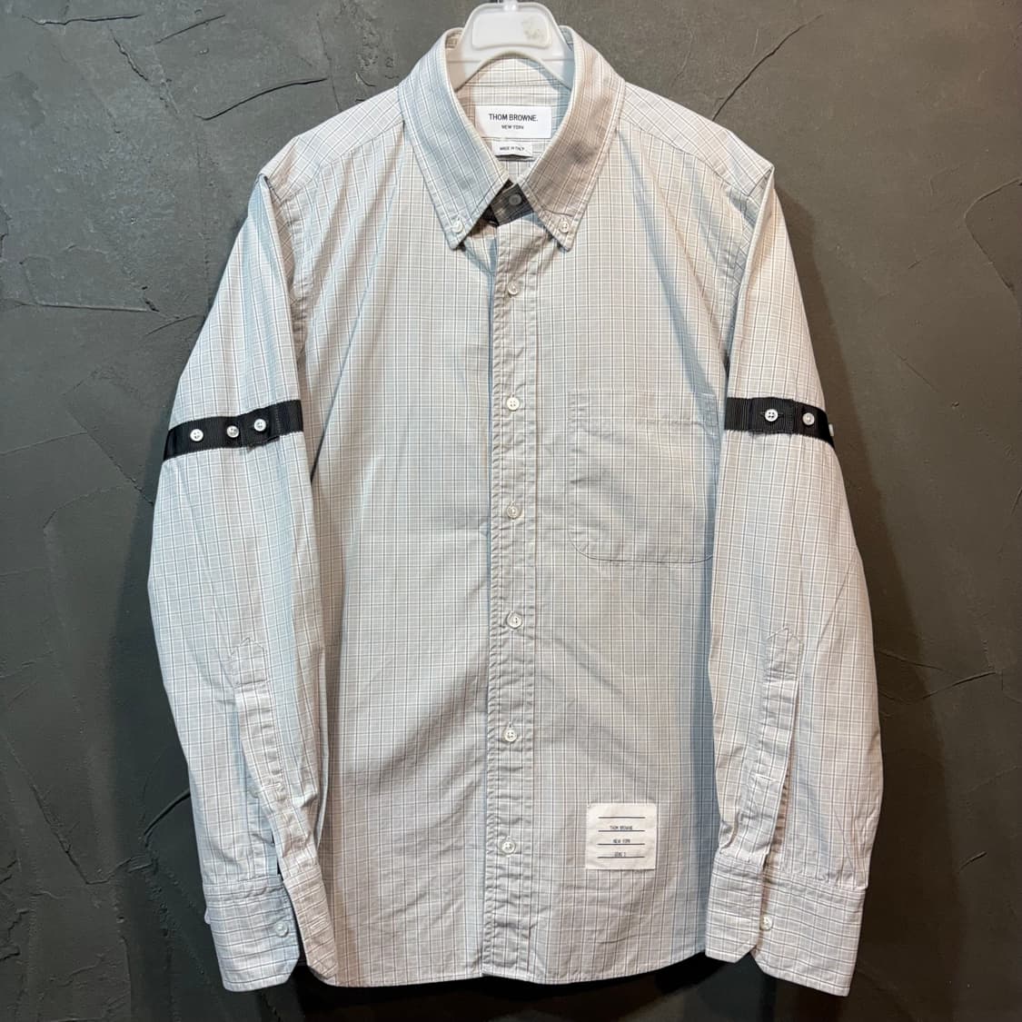 [2] THOM BROWNE 톰브라운 체크 셔츠 상품이미지1
