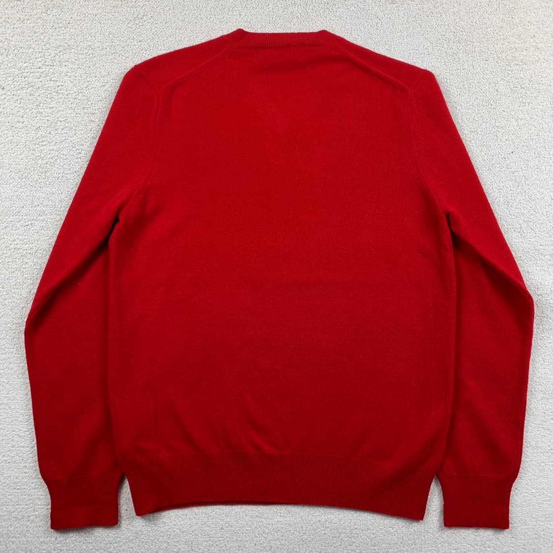 꼼데가르송 하트와펜 브이넥 니트 레드 상품이미지2