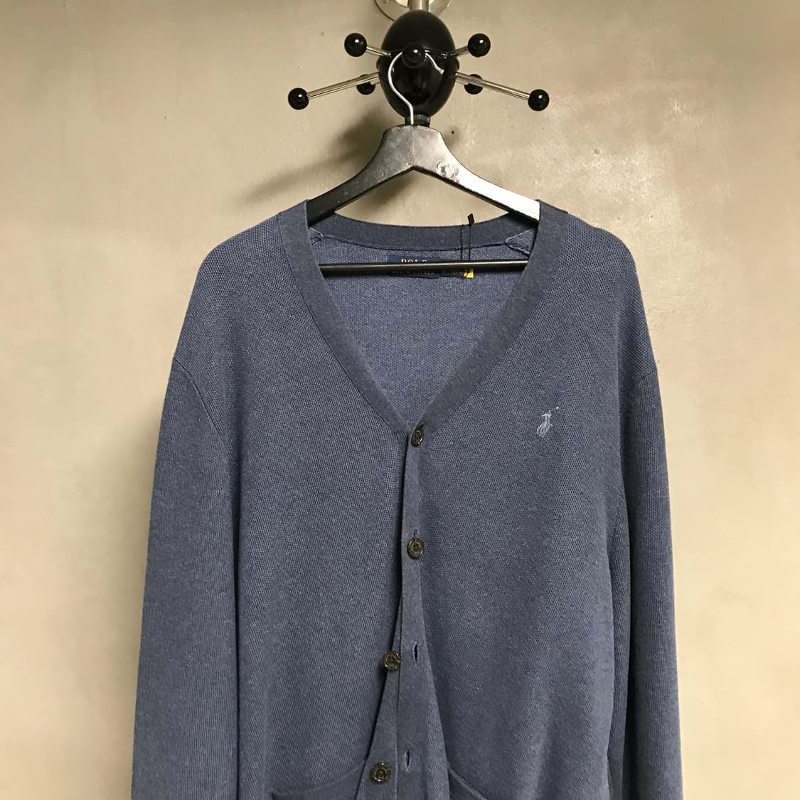 폴로 랄프로렌 QR 니트 가디건 네이비 L 상품이미지2