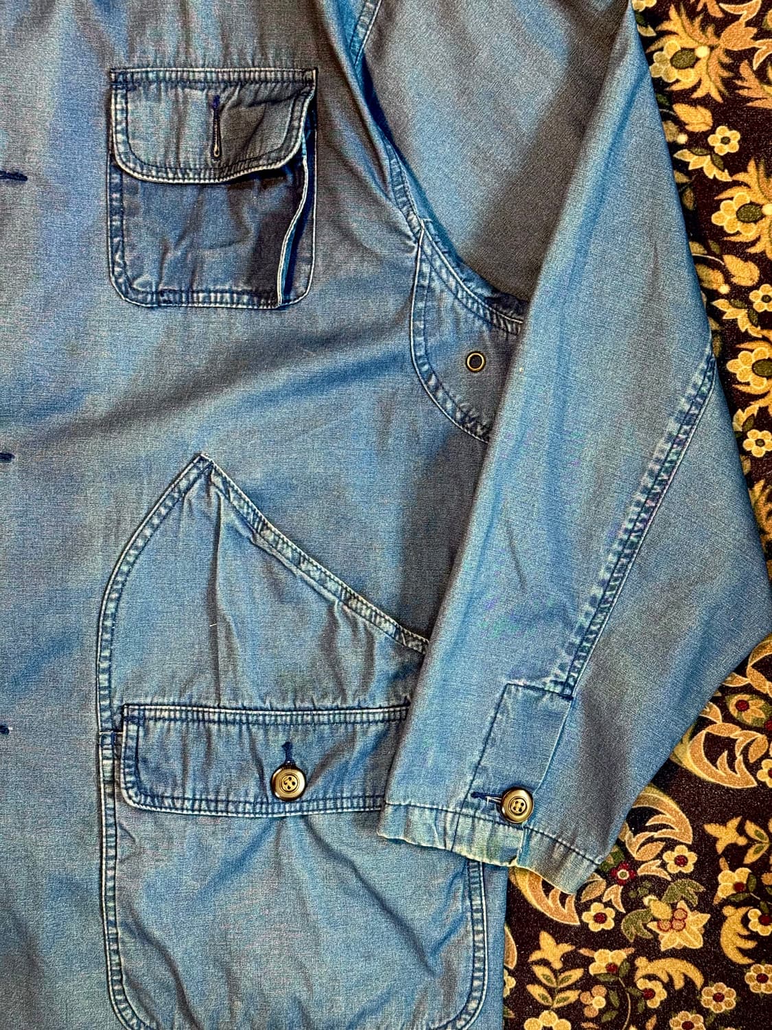 90s 올드 갭 트윌코튼 헌팅자켓 상품이미지4